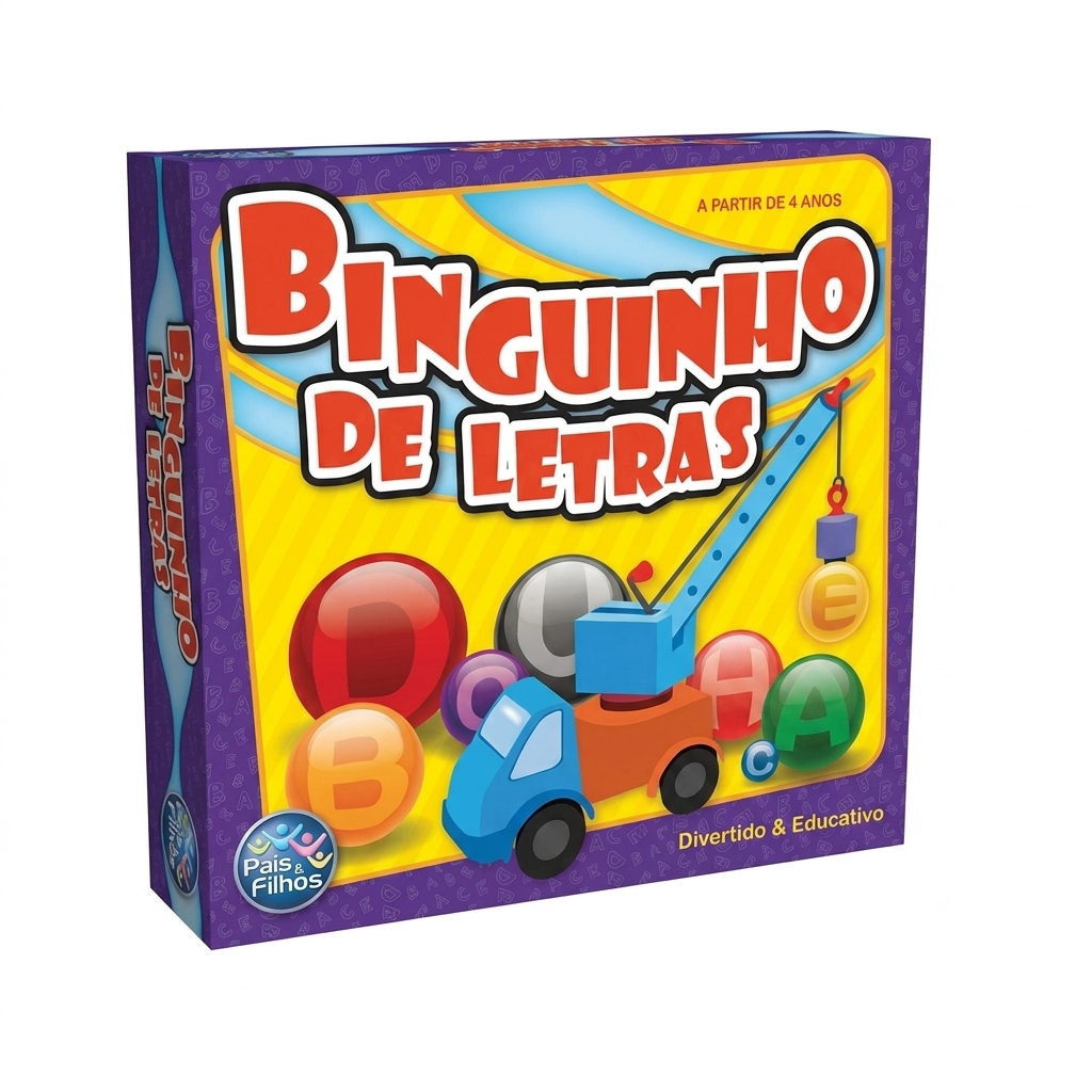 Binguinho de Letras pais e filhos