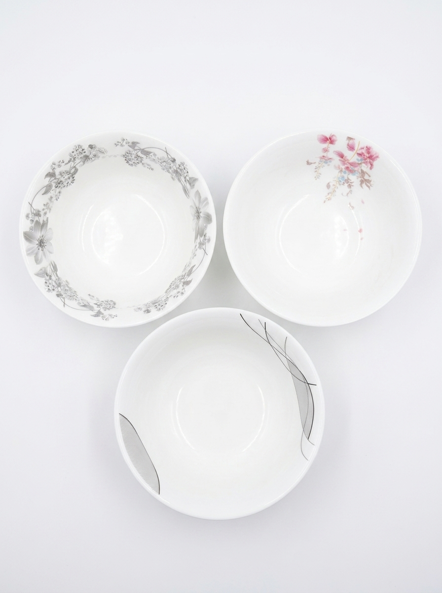 Tigelas bowl de Vidro estampadas 300ml