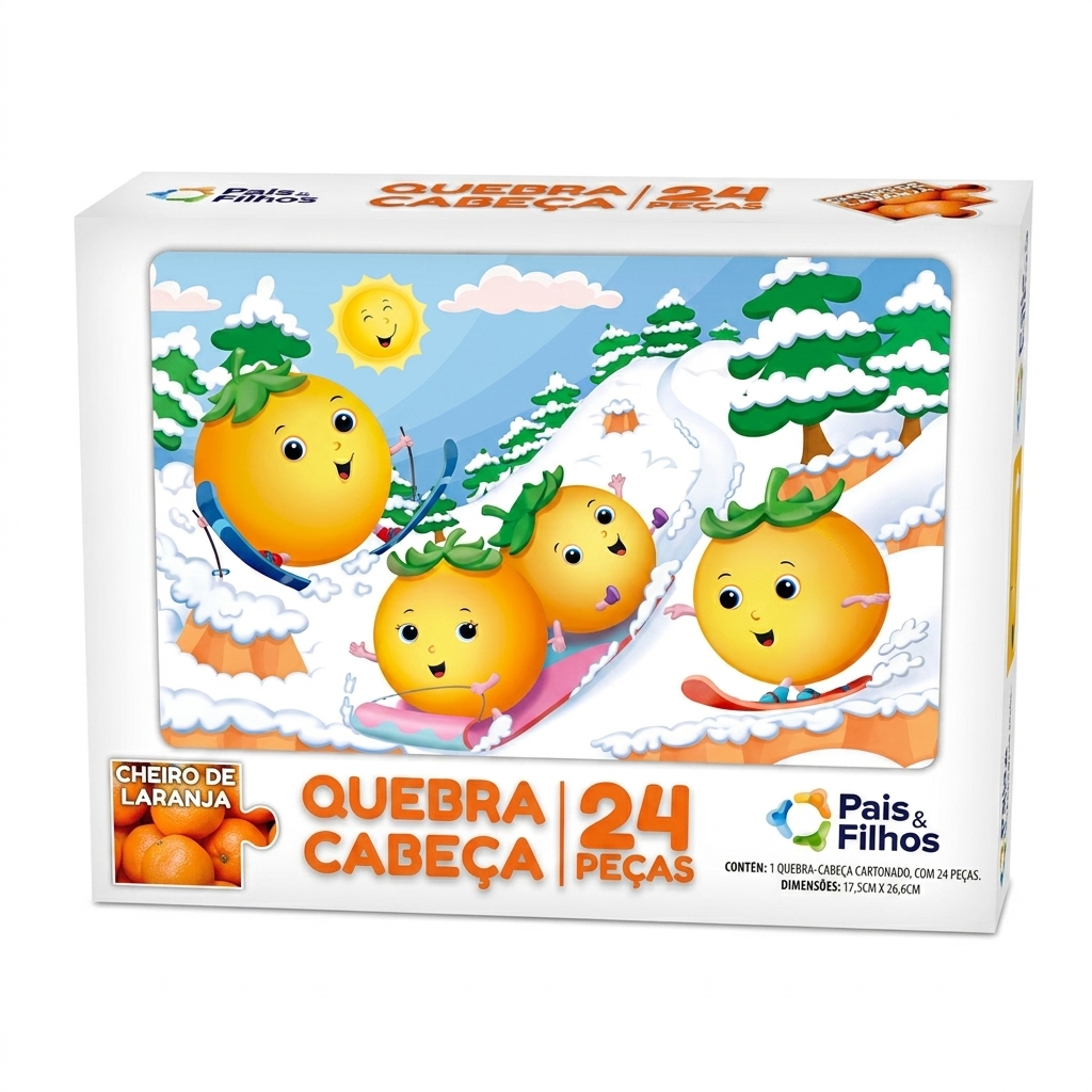 Quebra-Cabeça Cheiro de Laranja 24 Peças