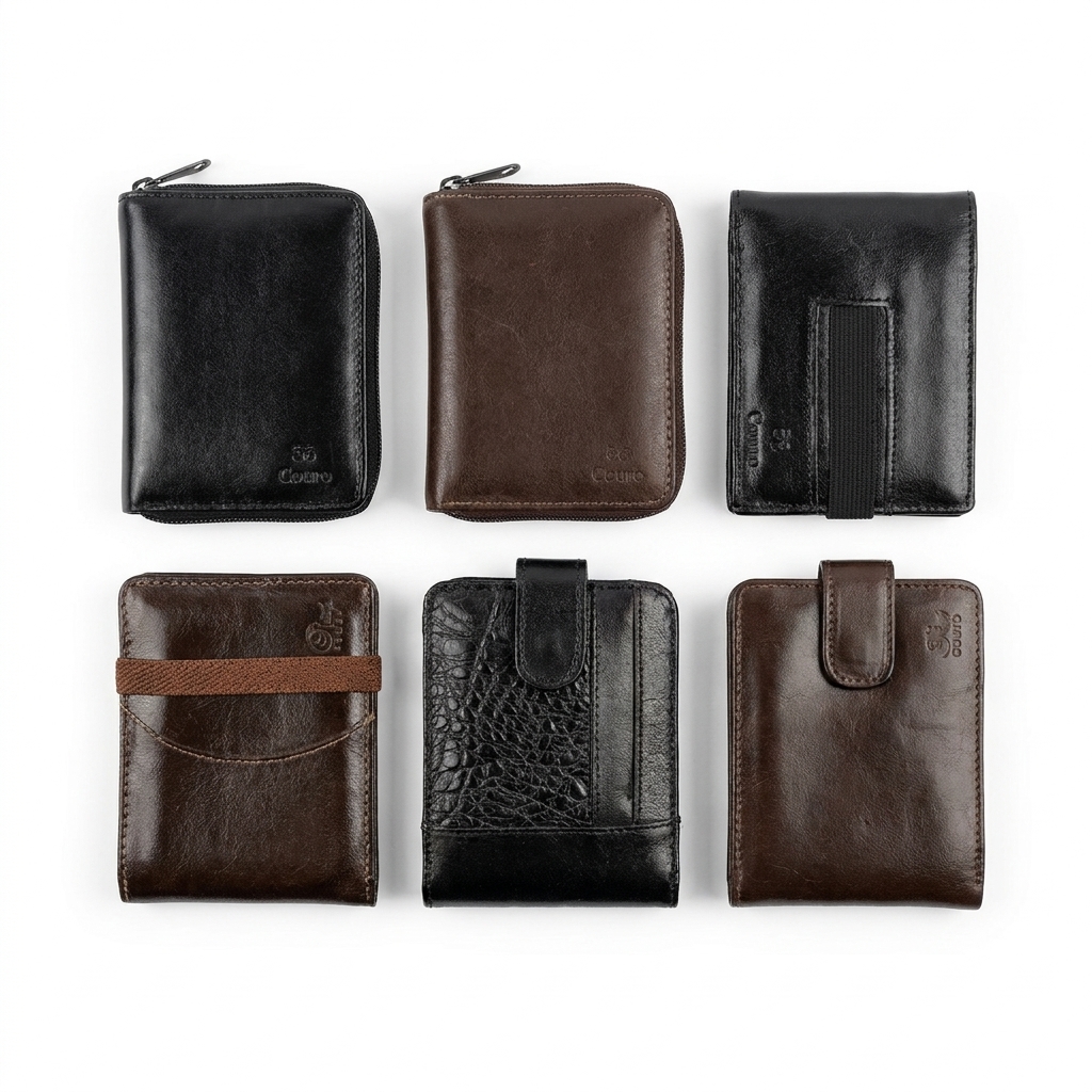 Carteira de Couro Masculina