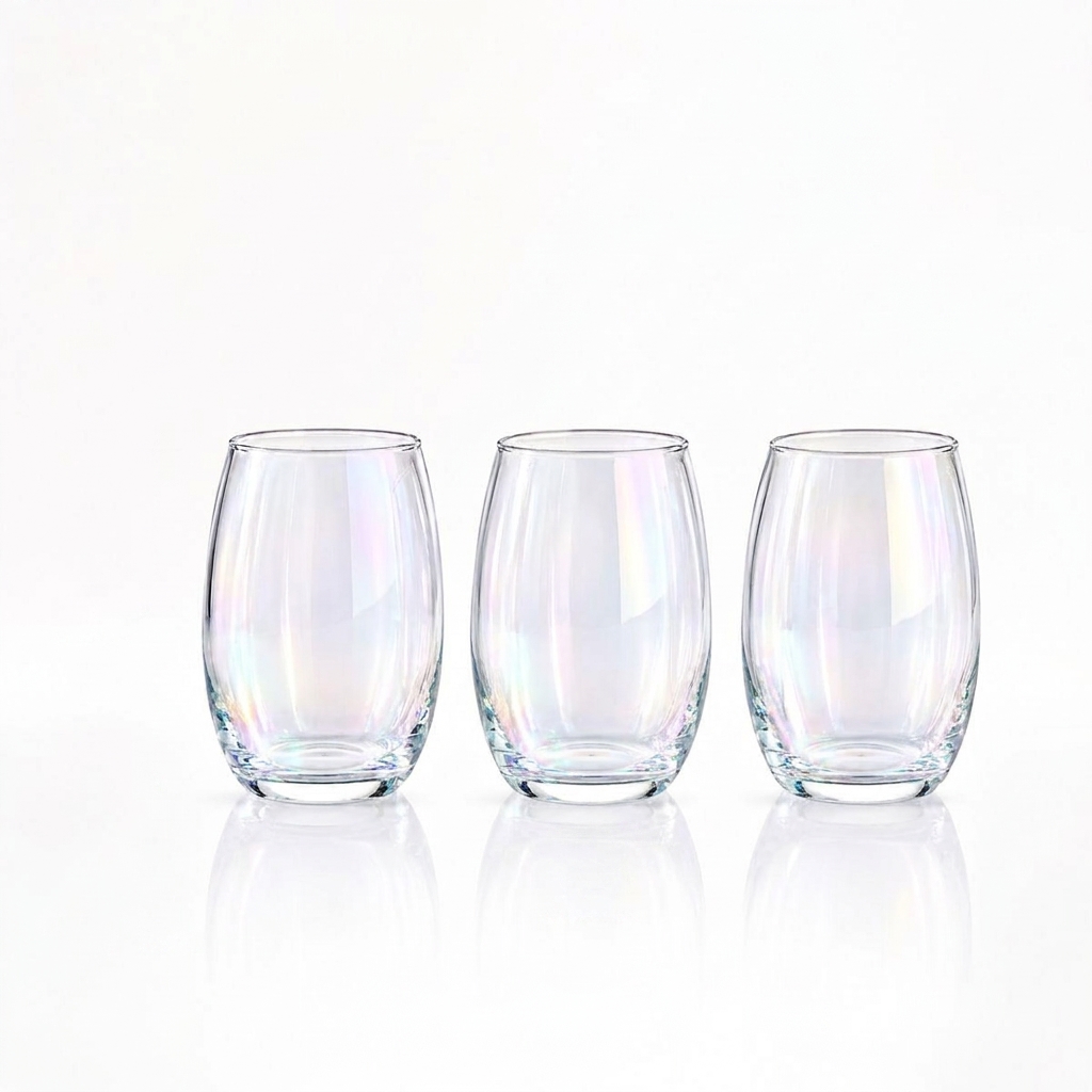 Conjunto de 03 Copos Gota Furta cor de 475ml