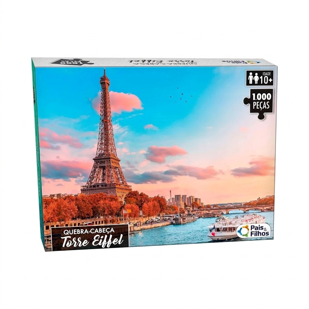 Quebra-Cabeça Torre Eiffel 1000 Peças