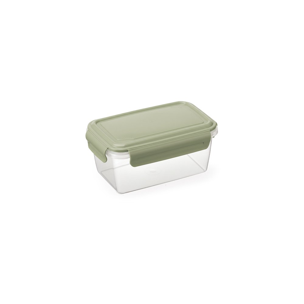 Pote de plástico com trava lateral 480ml 