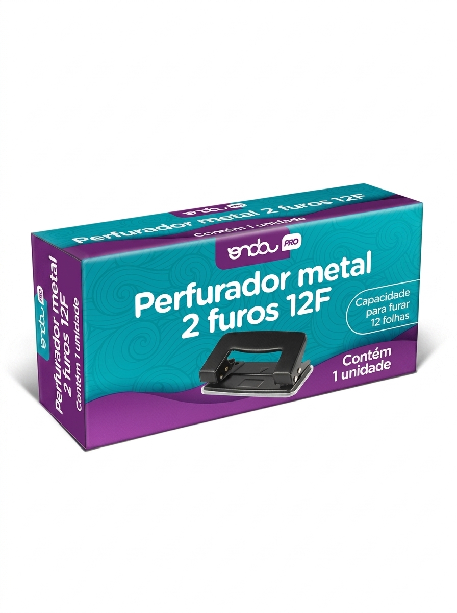 Perfurador Metal 2 Furos 12F