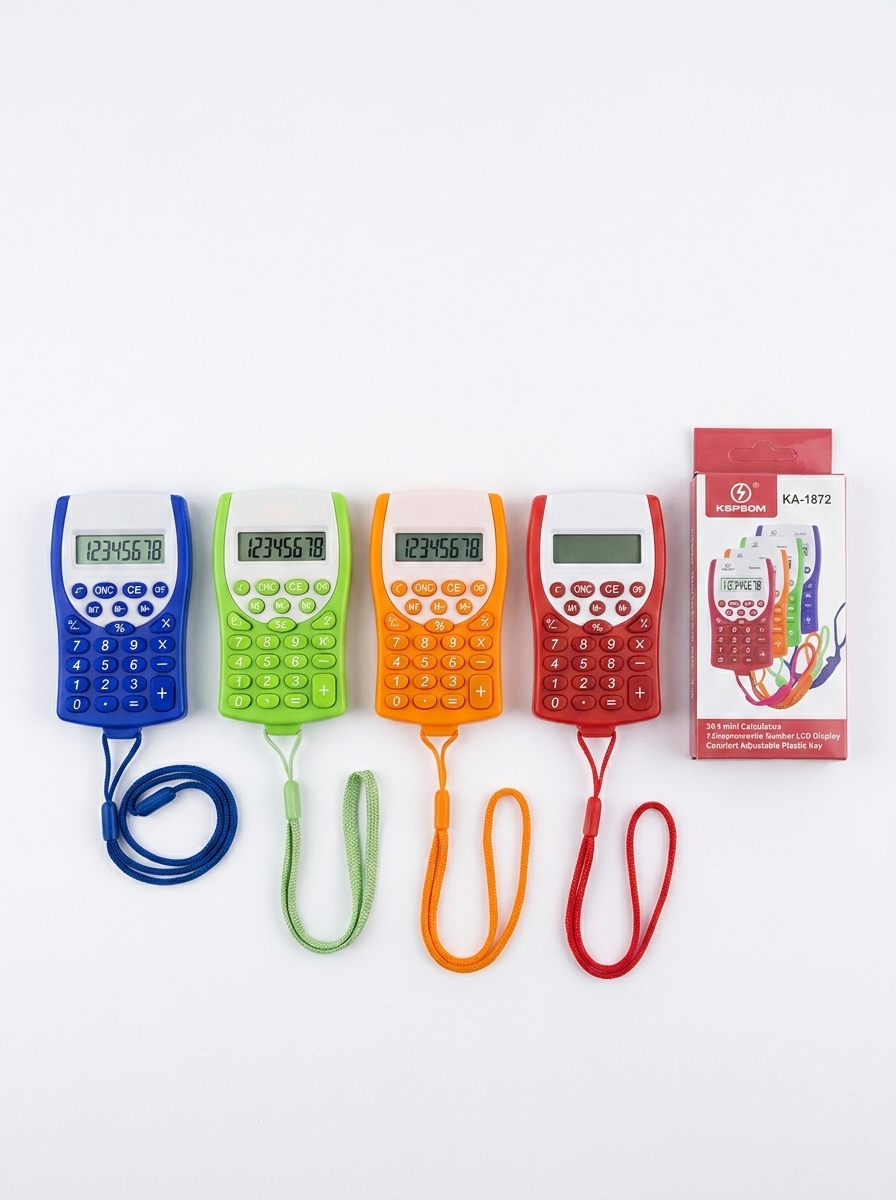 Mini Calculadora de Bolso Colorida