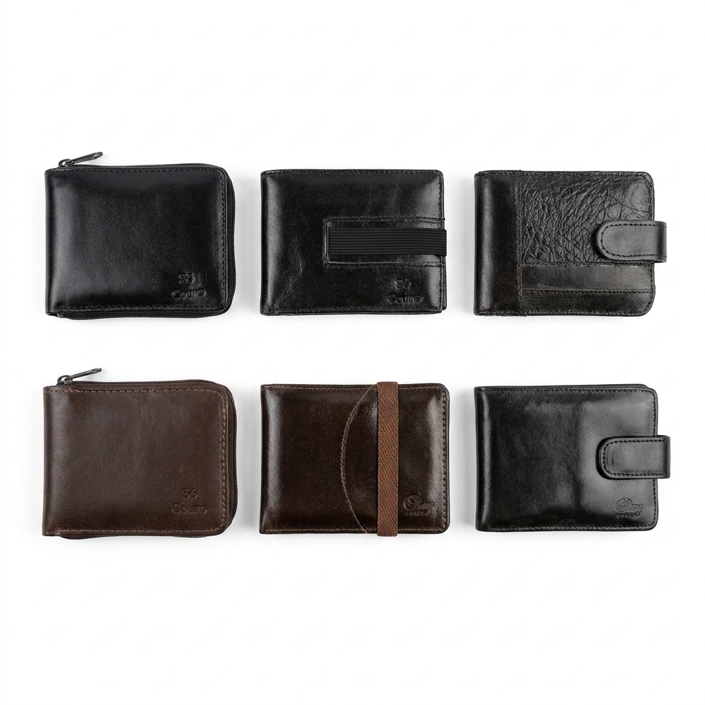 Carteira de Couro Masculina