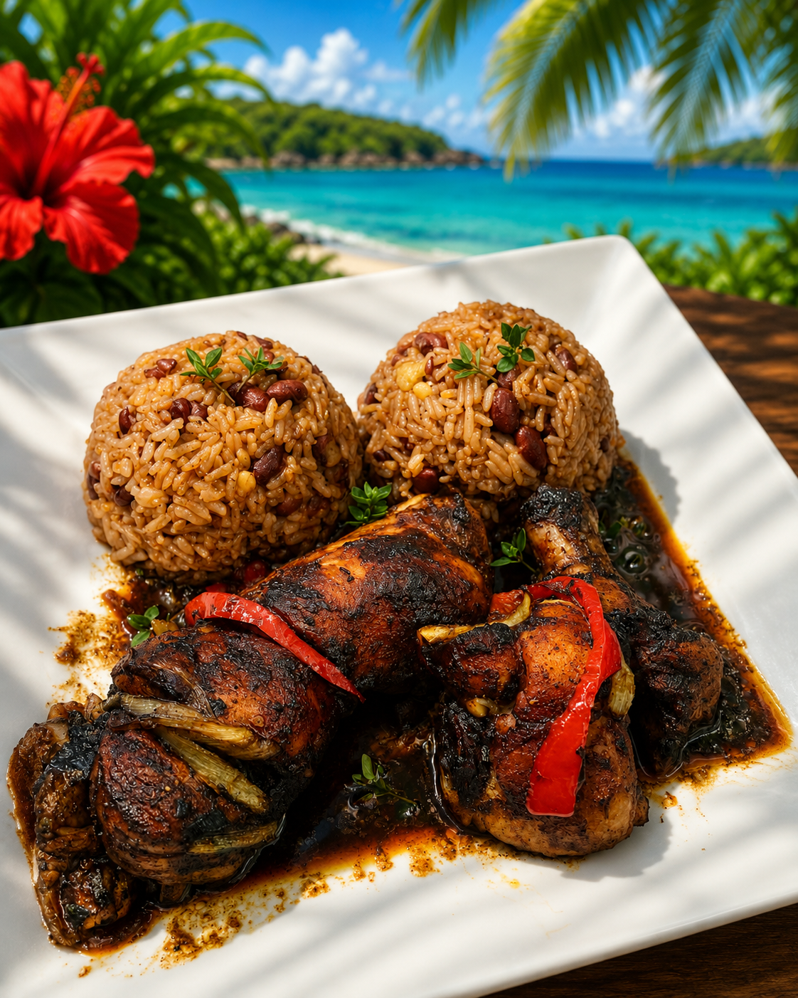 Caribbean Jerk Chicken Plate