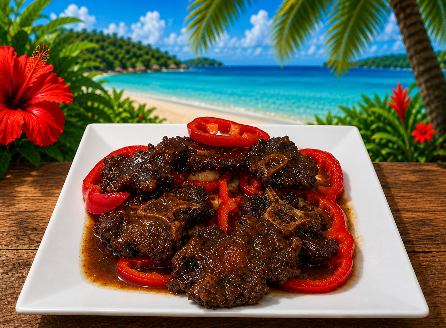 Caribbean Oxtail DIsh