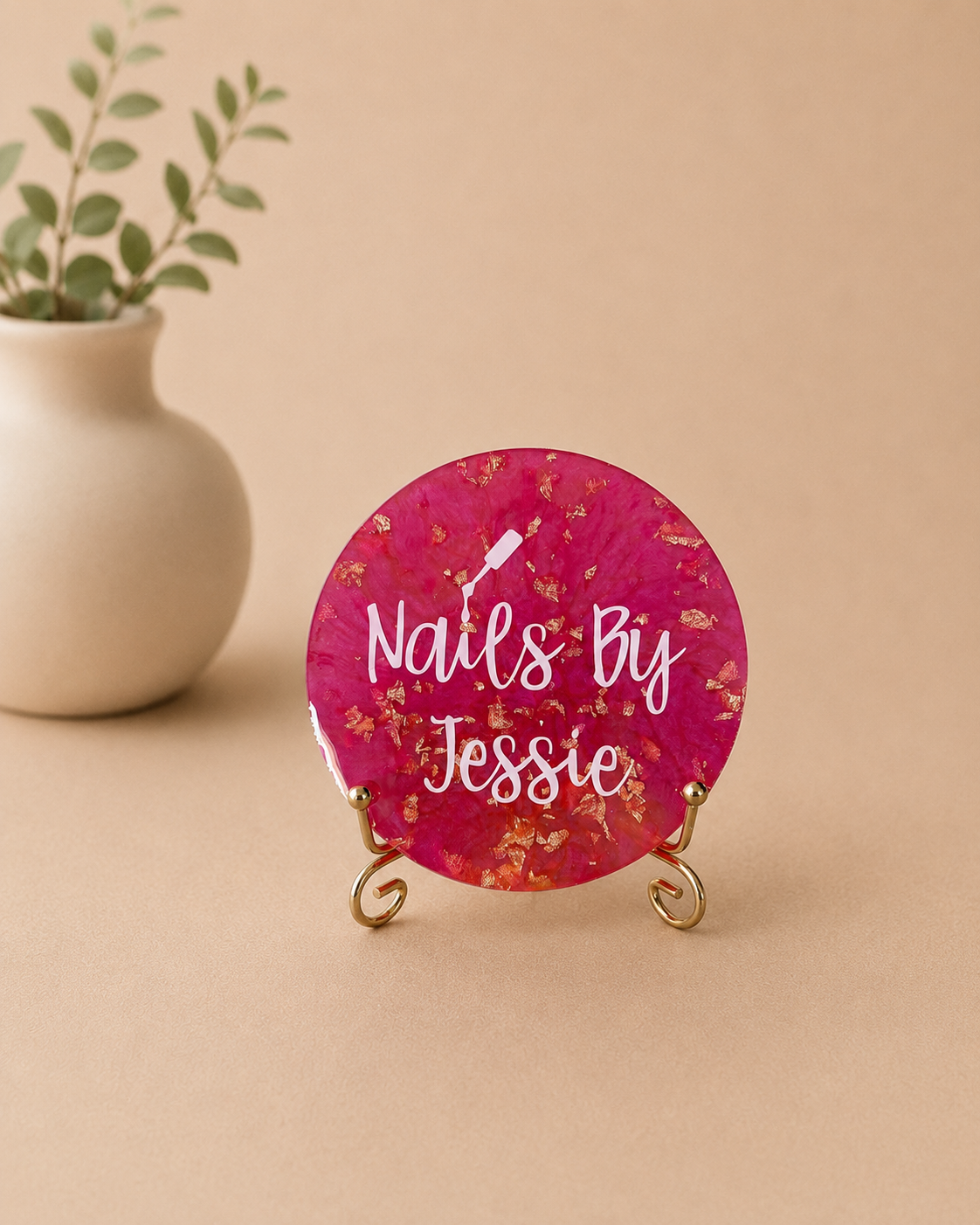 Reclamebord Nails By Jessie - Voorbeeld 
