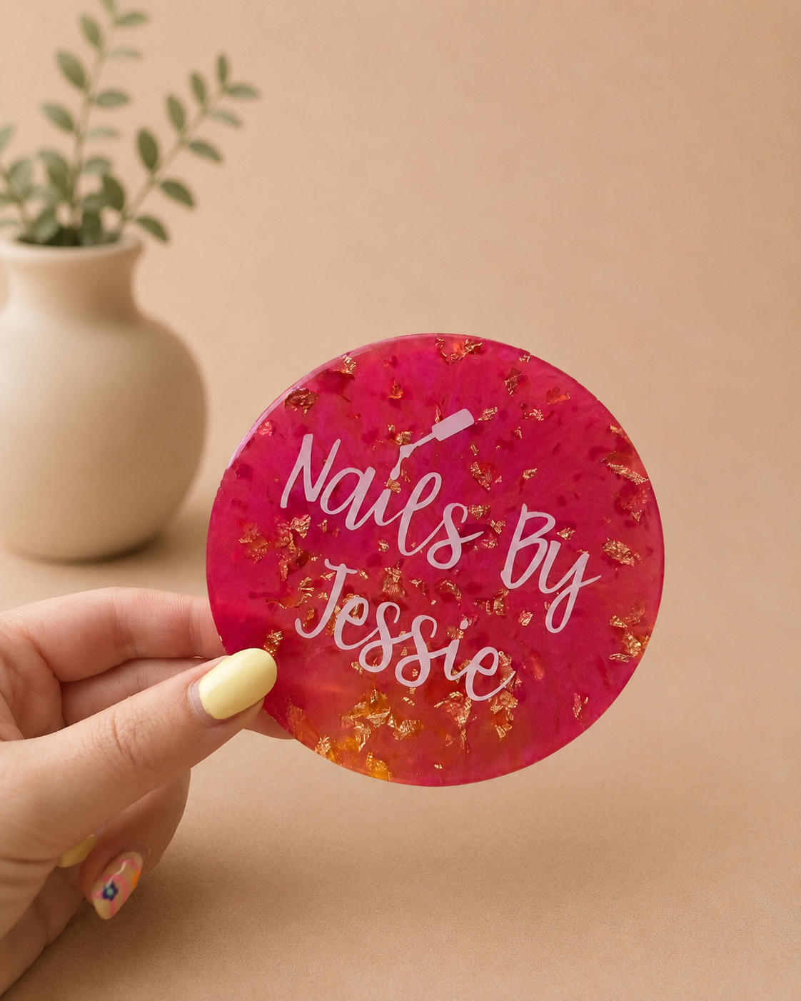 Reclamebord Nails By Jessie - Voorbeeld 