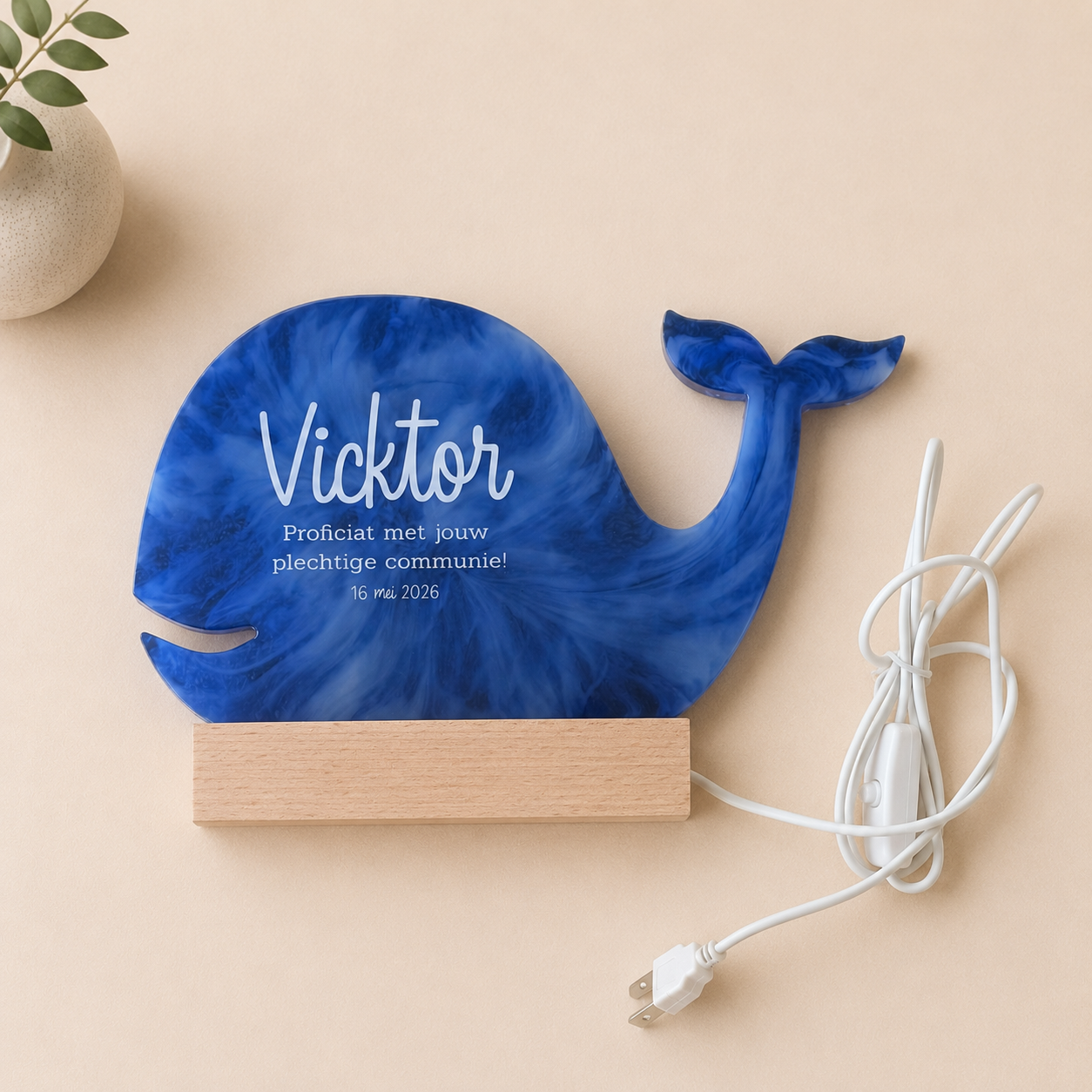 Nachtlampje Schildpad Vicktor - Voorbeeld