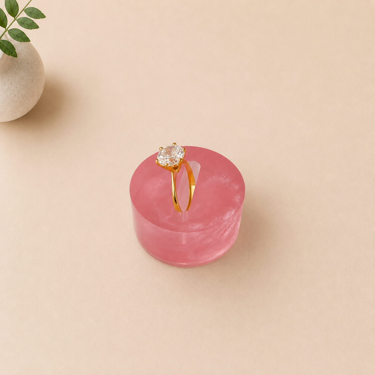 Ringhouder Rond - Roze 