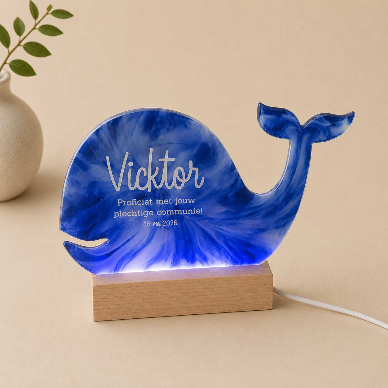 Nachtlampje Schildpad Vicktor - Voorbeeld