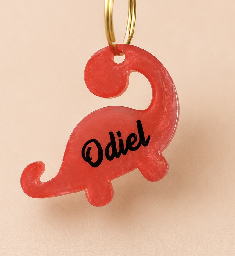 Sleutelhanger Dino Odiel - Voorbeeld 