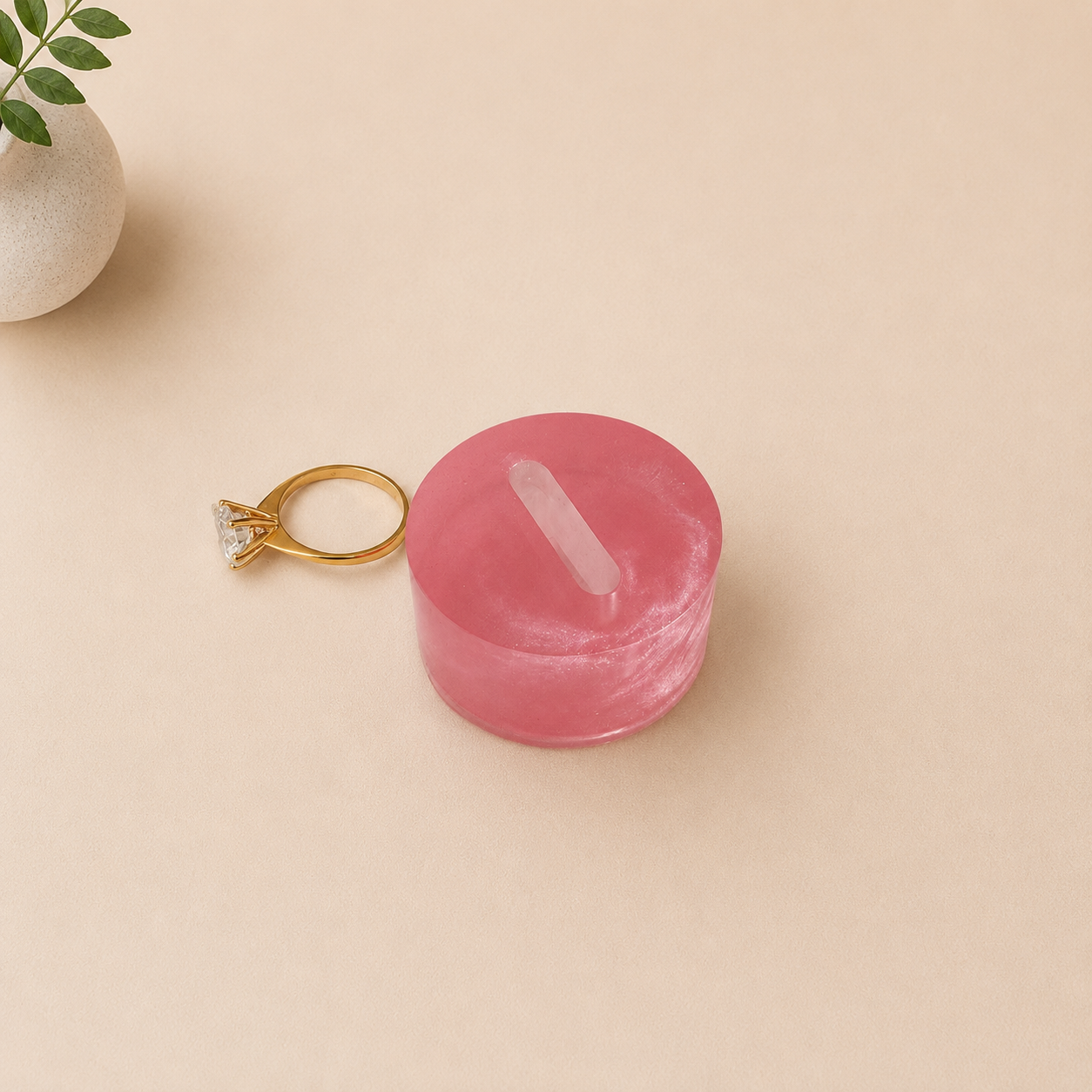Ringhouder Rond - Roze 