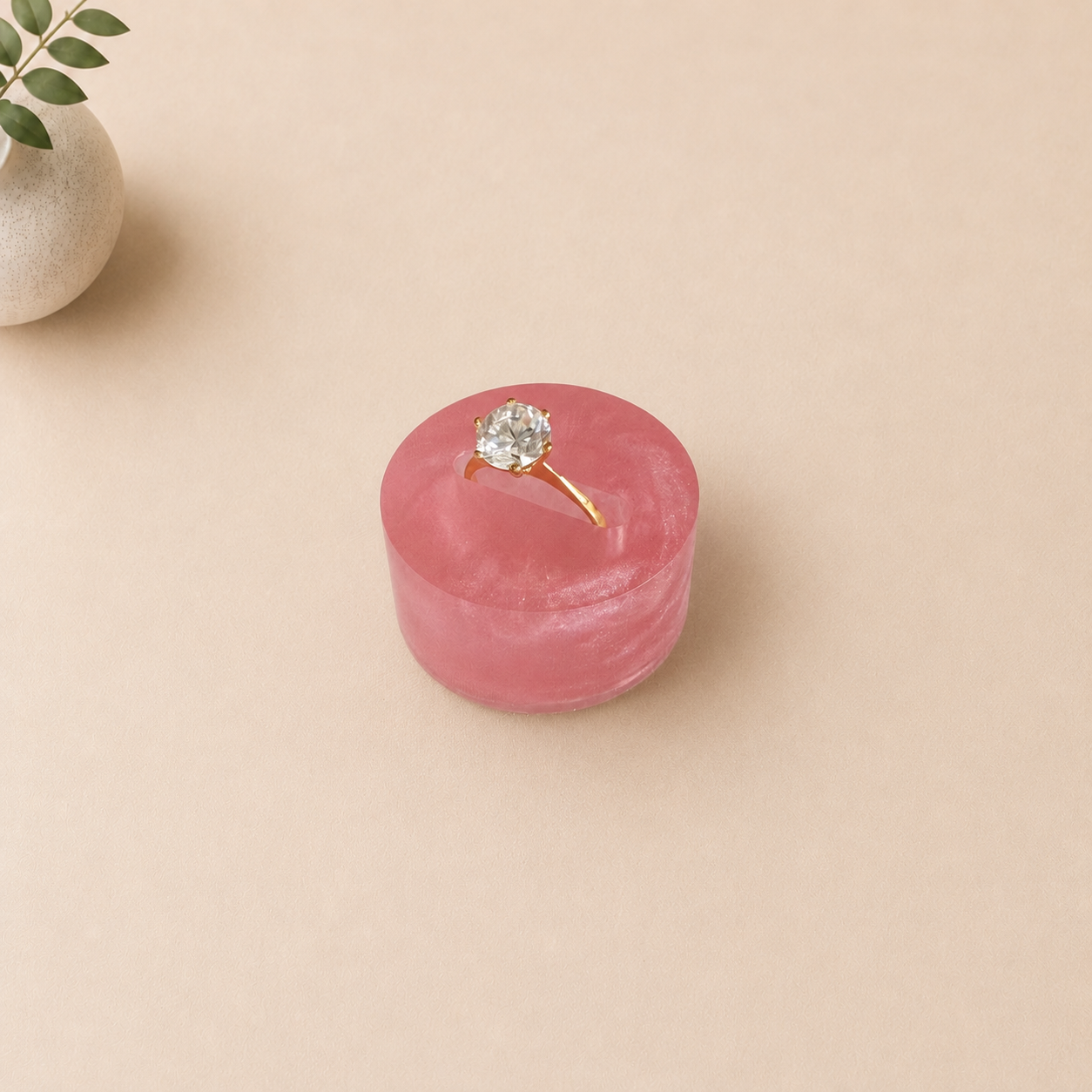 Ringhouder Rond - Roze 