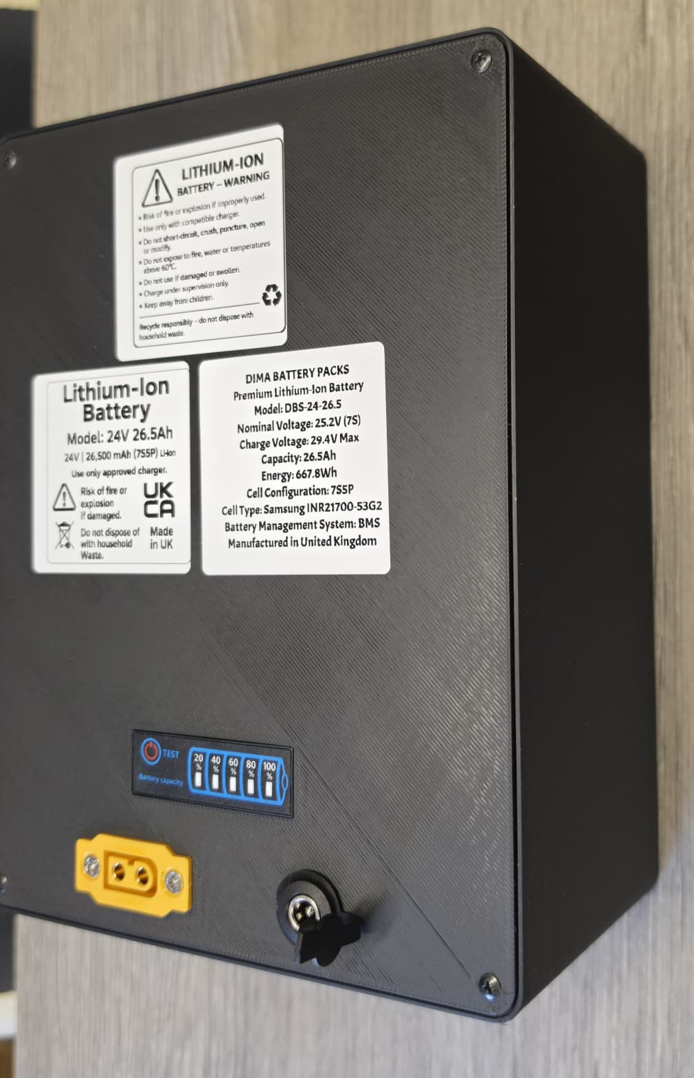 24V 26.5Ah Premium Lithium Battery for Mobility Scooters – Samsung 53G2 Cells