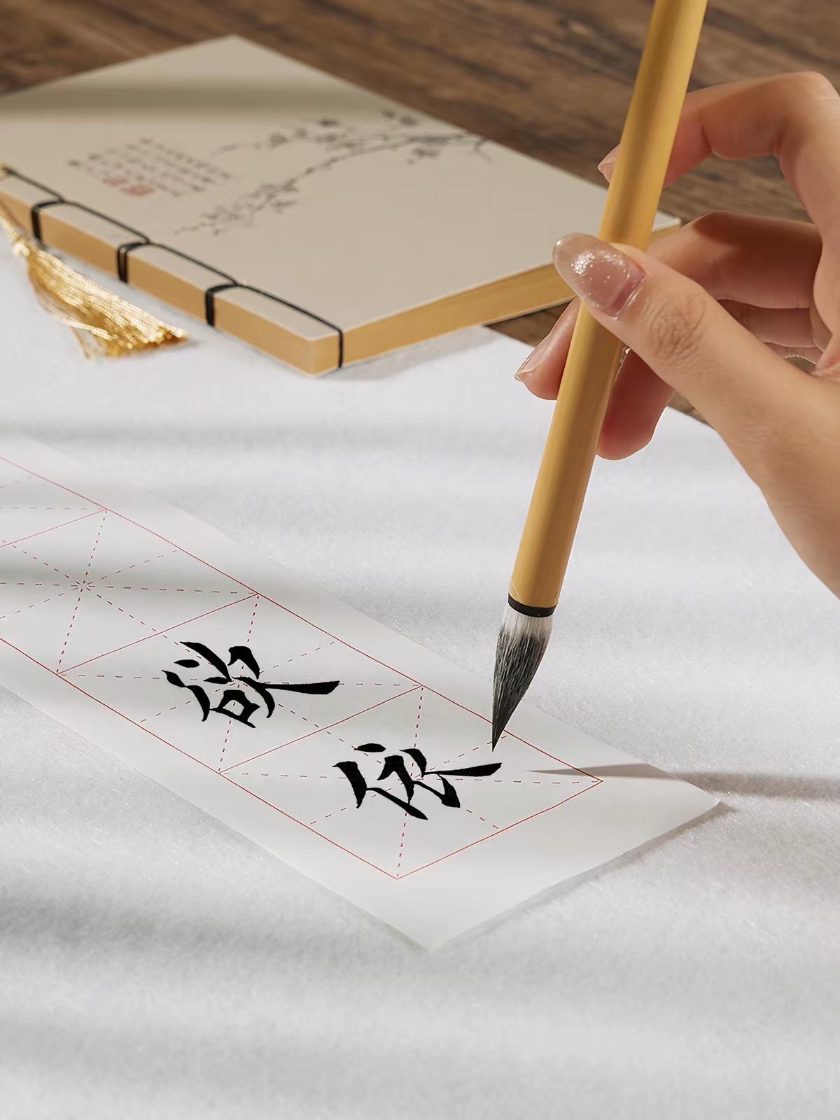 Kit 3 Pinceaux de Calligraphie Chinoise - "Ling Yun"