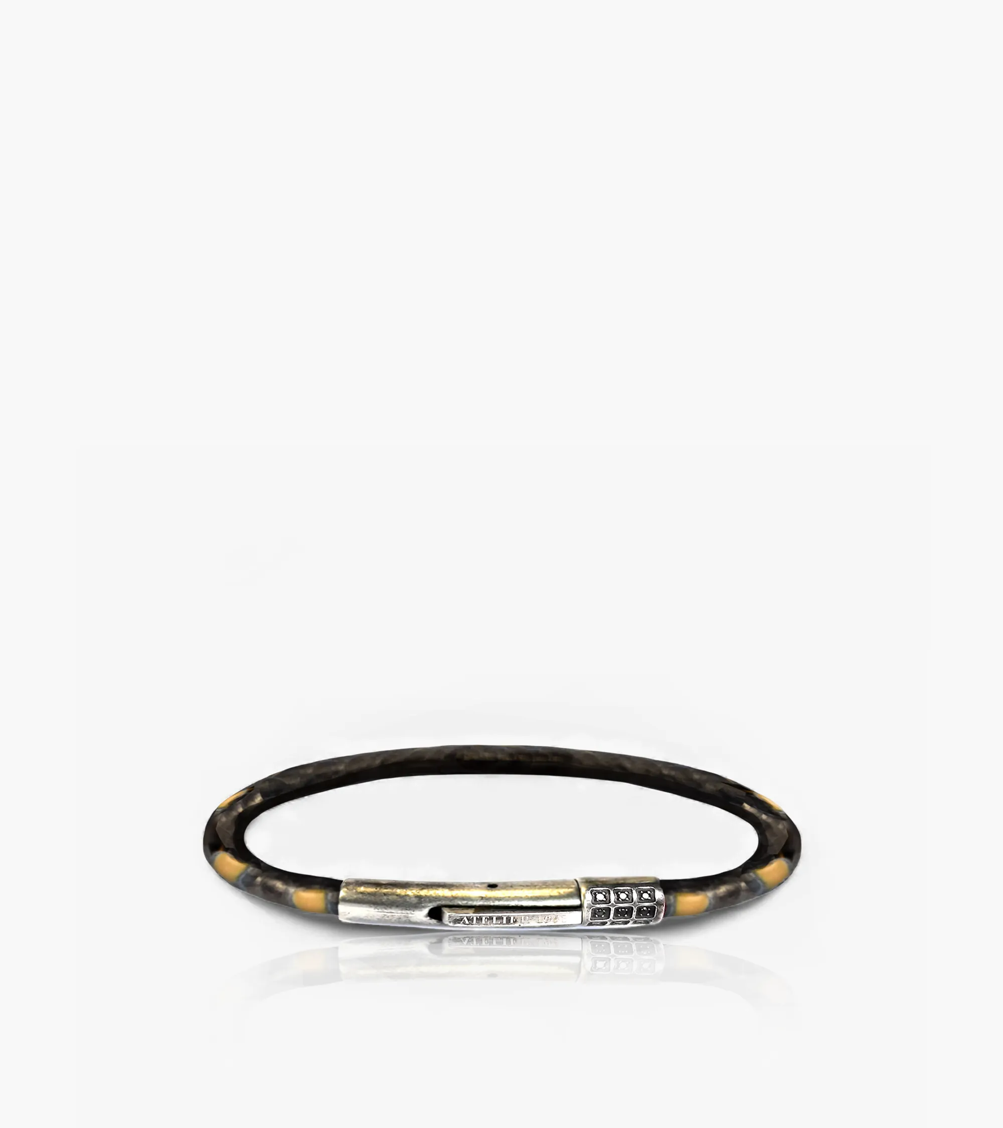 Handbemaltes Fischlederarmband  (051)  