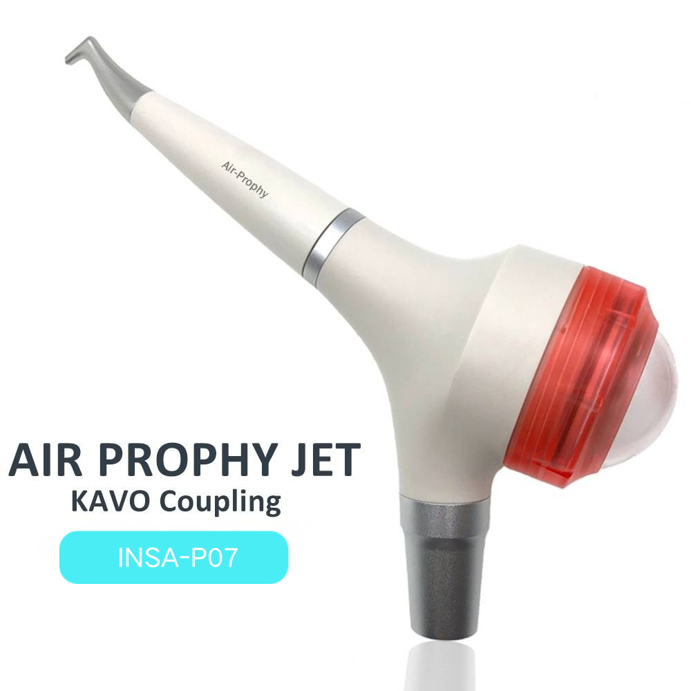 INSA Dental Air Prophy Jet Compatible with KAVO Multiflex Coupling, Anti-Clog Air Flow Polisher for Teeth Stain Cleaning & Polishing