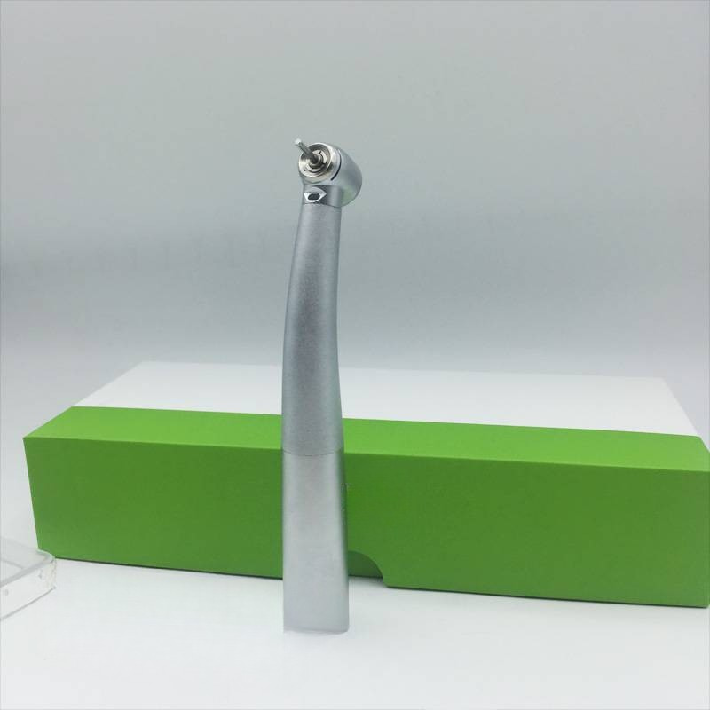 INSADENTAL INSA-602 Notch Head 4 Spray Fiber Optic Dental High Speed Handpiece, 4-Hole Push Button Turbine Handpiece with Ceramic Bearing