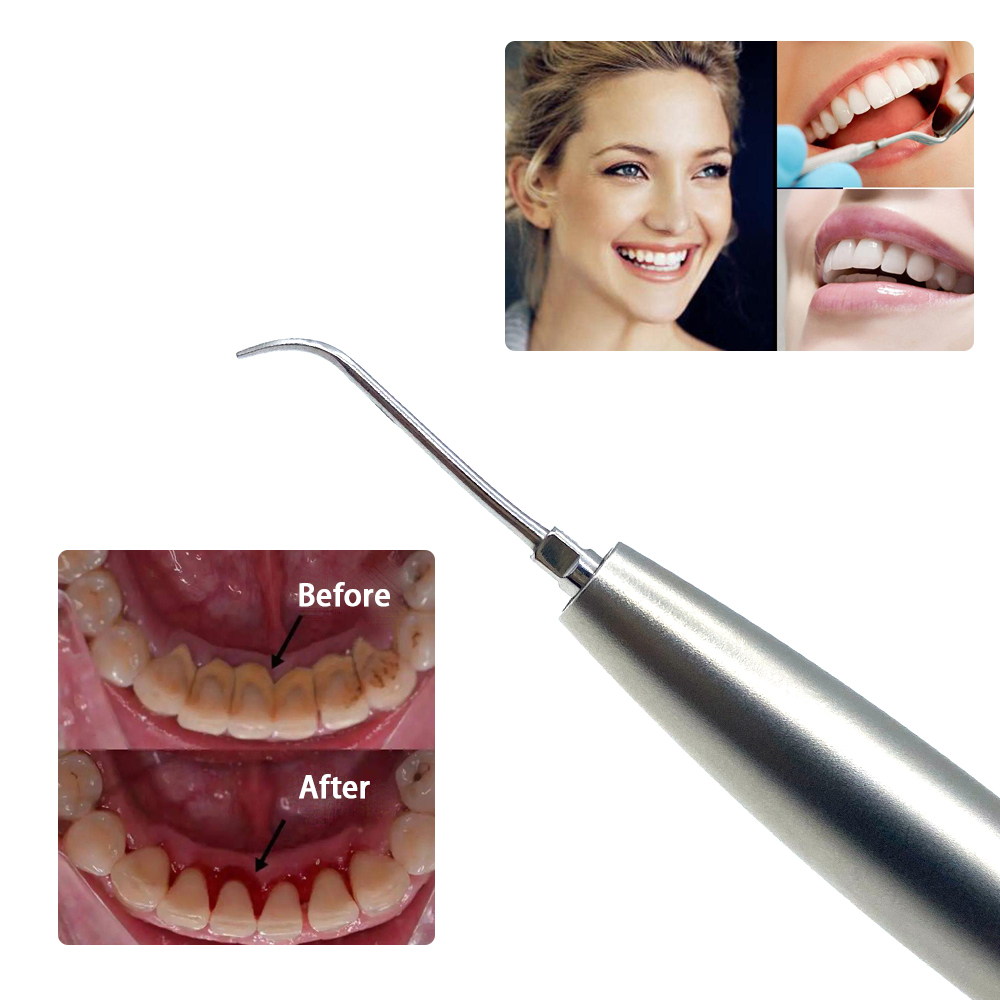 Dental Air Scaler Handpiece 2 Hole /4 Hole Pneumatic Scaler Compatible With KAVO GK1 GK2 GK3 Tips Teeth Cleaning Air Scaler
