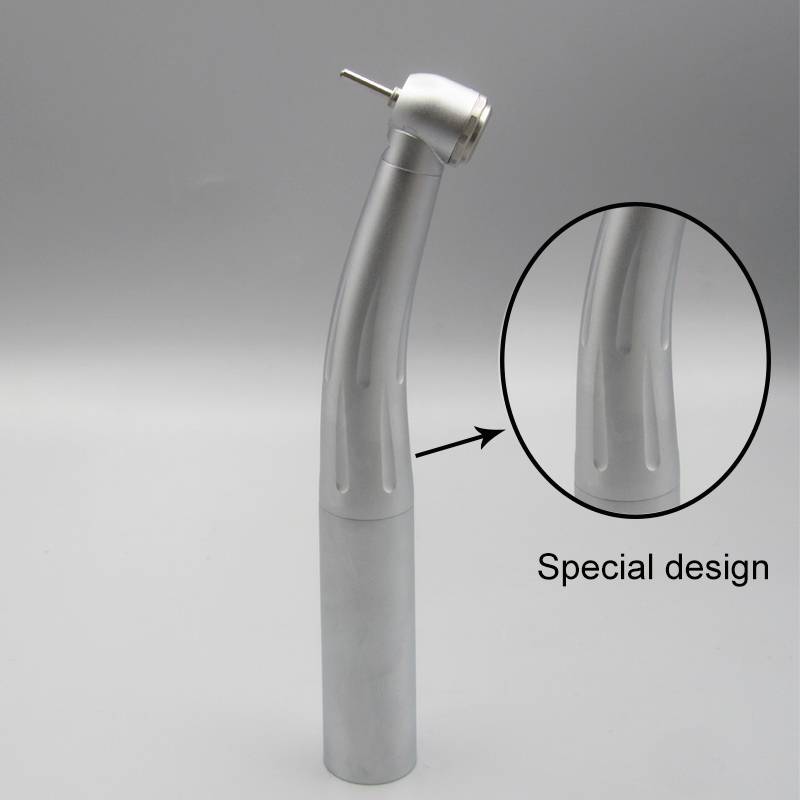 INSADENTAL INSA-604 4 Spray Fiber Optic Dental High Speed Handpiece, Torque Push Button Head Dual 4&6 Hole PTL Quick Coupler Turbine Handpiece with Ceramic Bearing