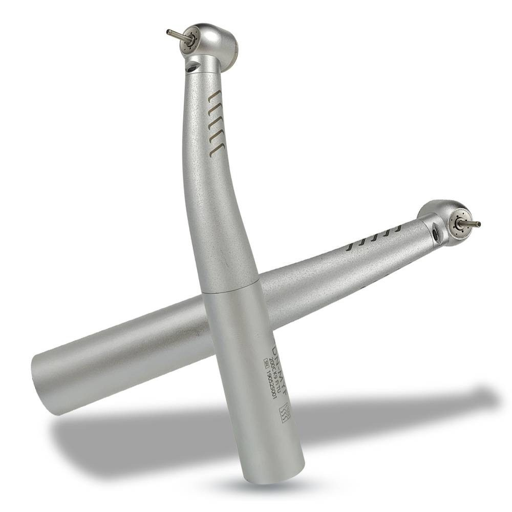  INSADENTAL KV-9000 Large Torque Head Fiber Optic Dental High Speed Handpiece, Push Button 4-Water Spray Turbine Handpiece Compatible with 2/4/6 Hole KV Quick Coupler, 360000 RPM Ceramic Bearing Autoclavable Handpiece