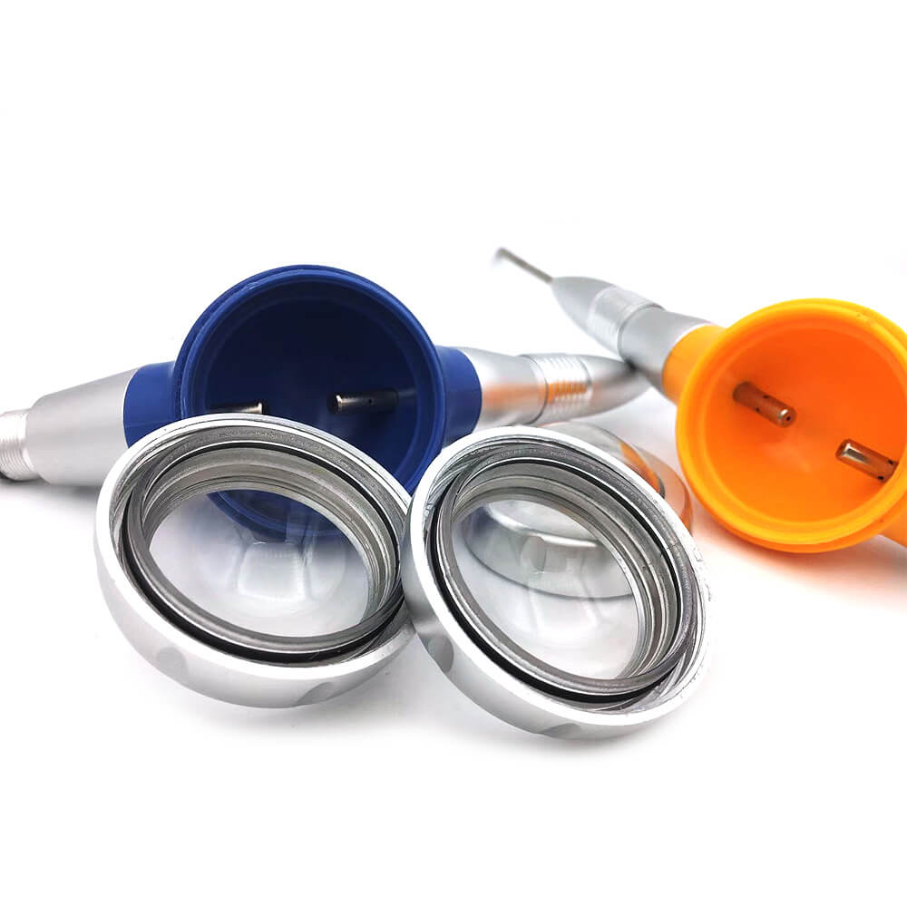 INSA-P01 Colorful Dental Air Prophy Jet Air Polisher Teeth Cleaning Handpiece, 2 Hole & 4 Hole Connector Optional Dental Air Polishing Unit