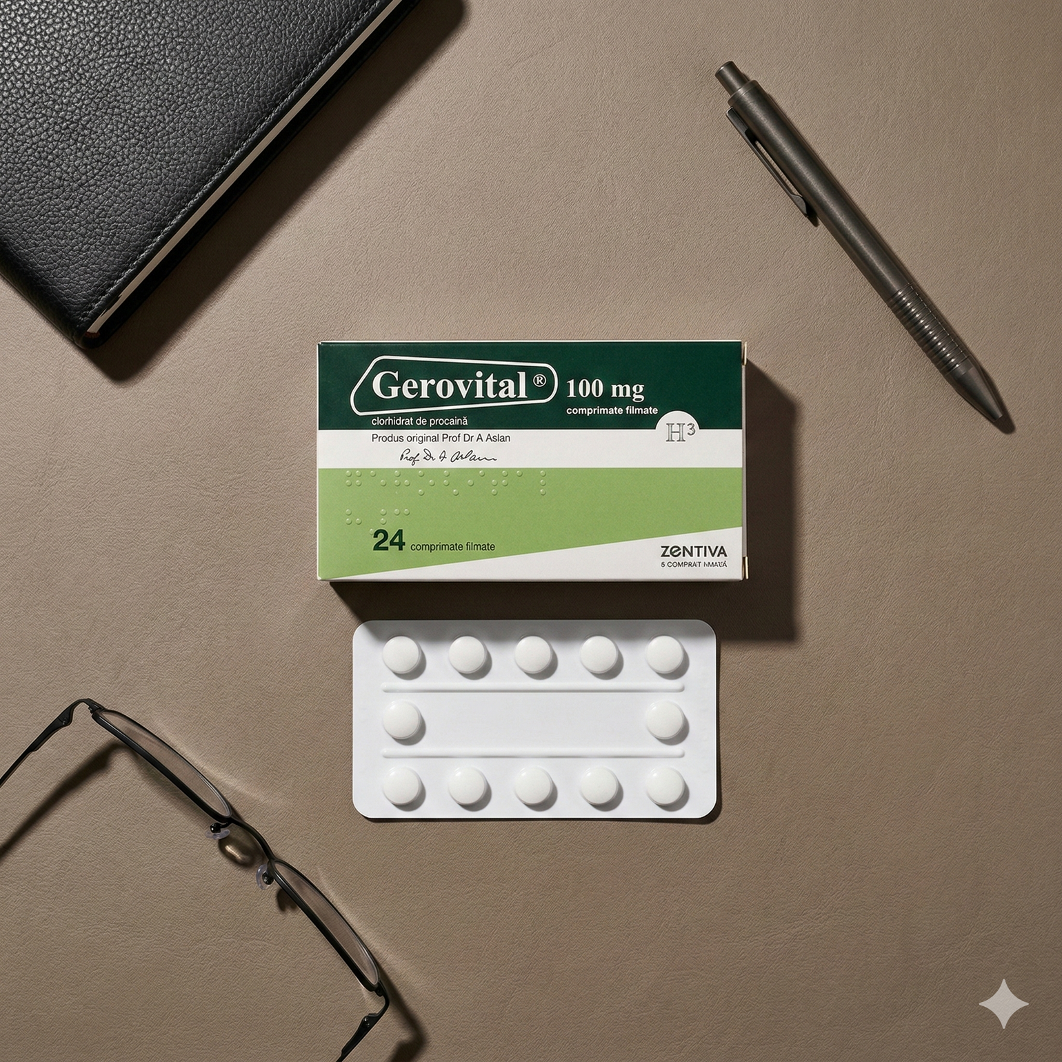 Buy Original Romanian GEROVITAL GH3 Tablets (Tabletten / Comprimes) Dr Ana Aslan - pack of 10 boxes
