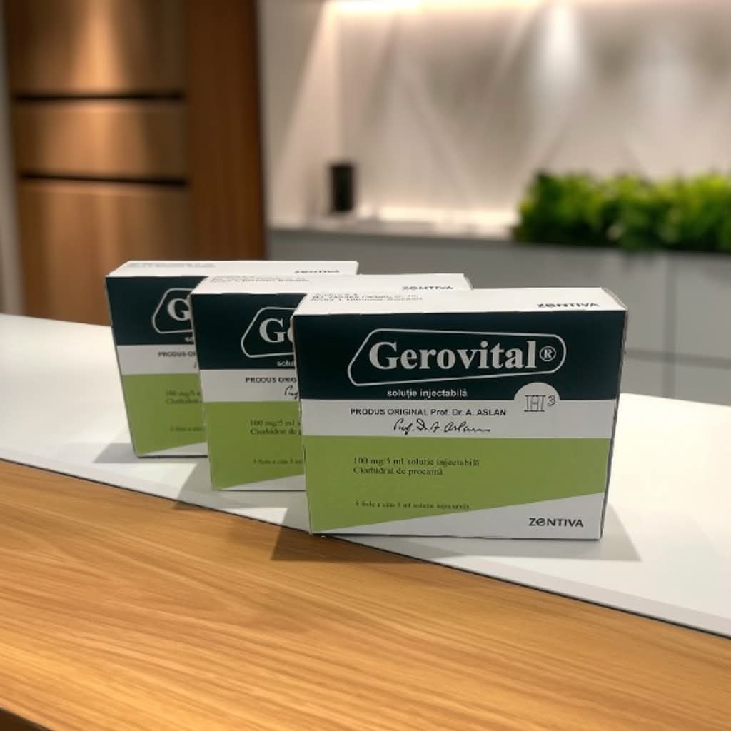 Buy Original Romanian GEROVITAL GH3 Injections Ampullen Dr Ana Aslan - Pack 10 boxes offer - 50 vials 