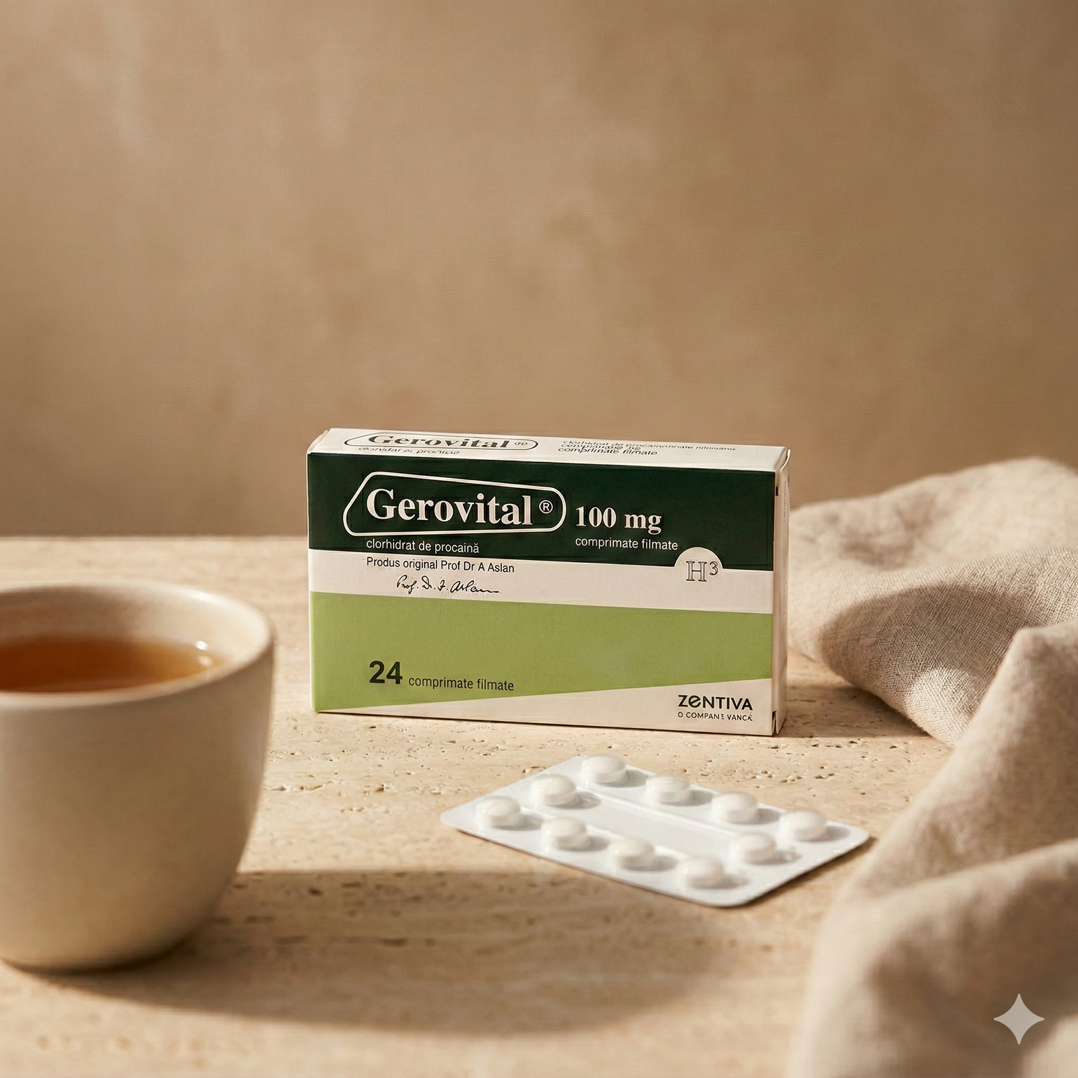Buy Original Romanian GEROVITAL GH3 Tablets (Tabletten / Comprimes) Dr Ana Aslan - pack of 10 boxes