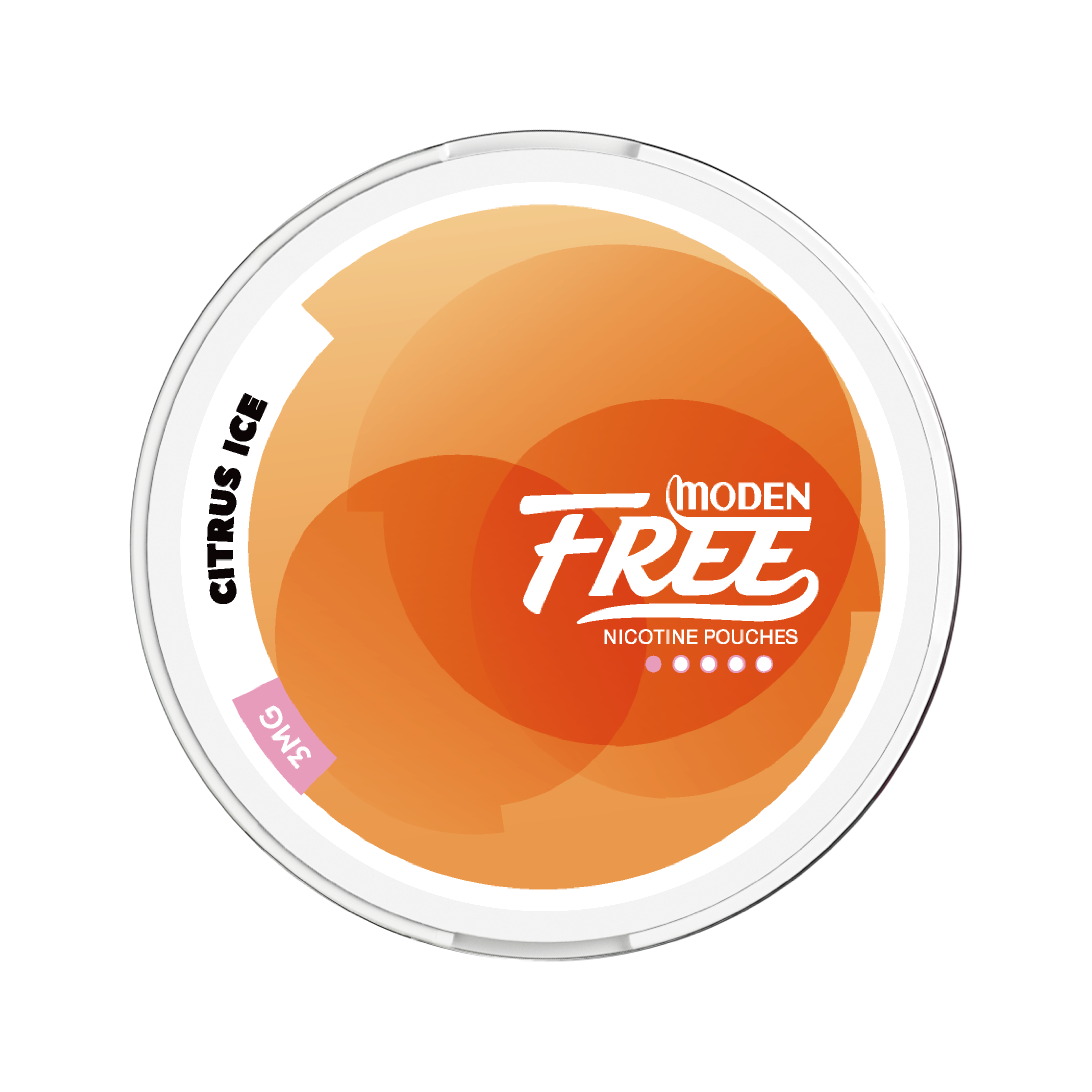 Moden Free Citrus Ice Nicotine Pouches