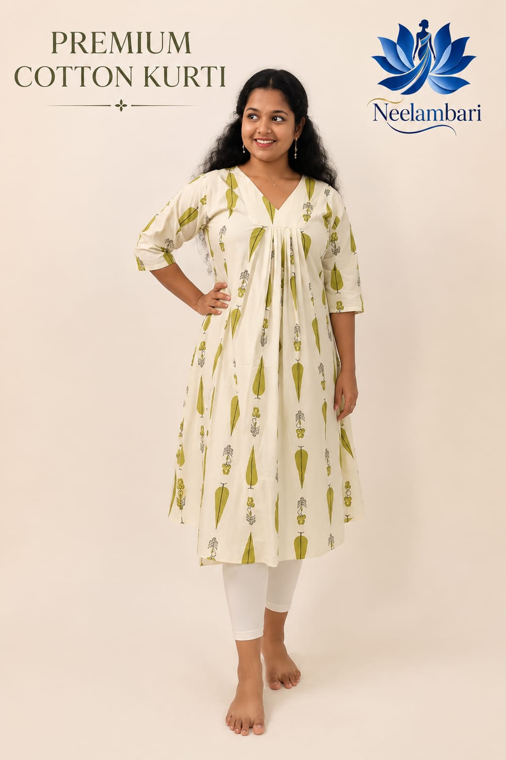 Premium Cotton Frock Kurti