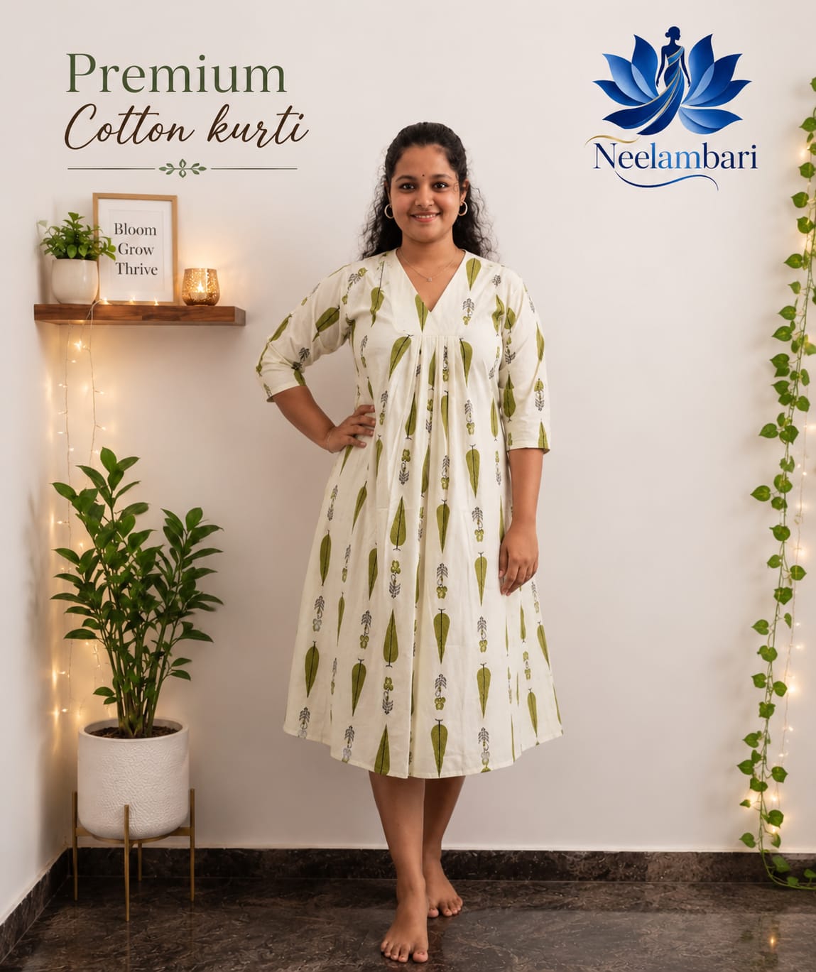 Premium Cotton Frock Kurti