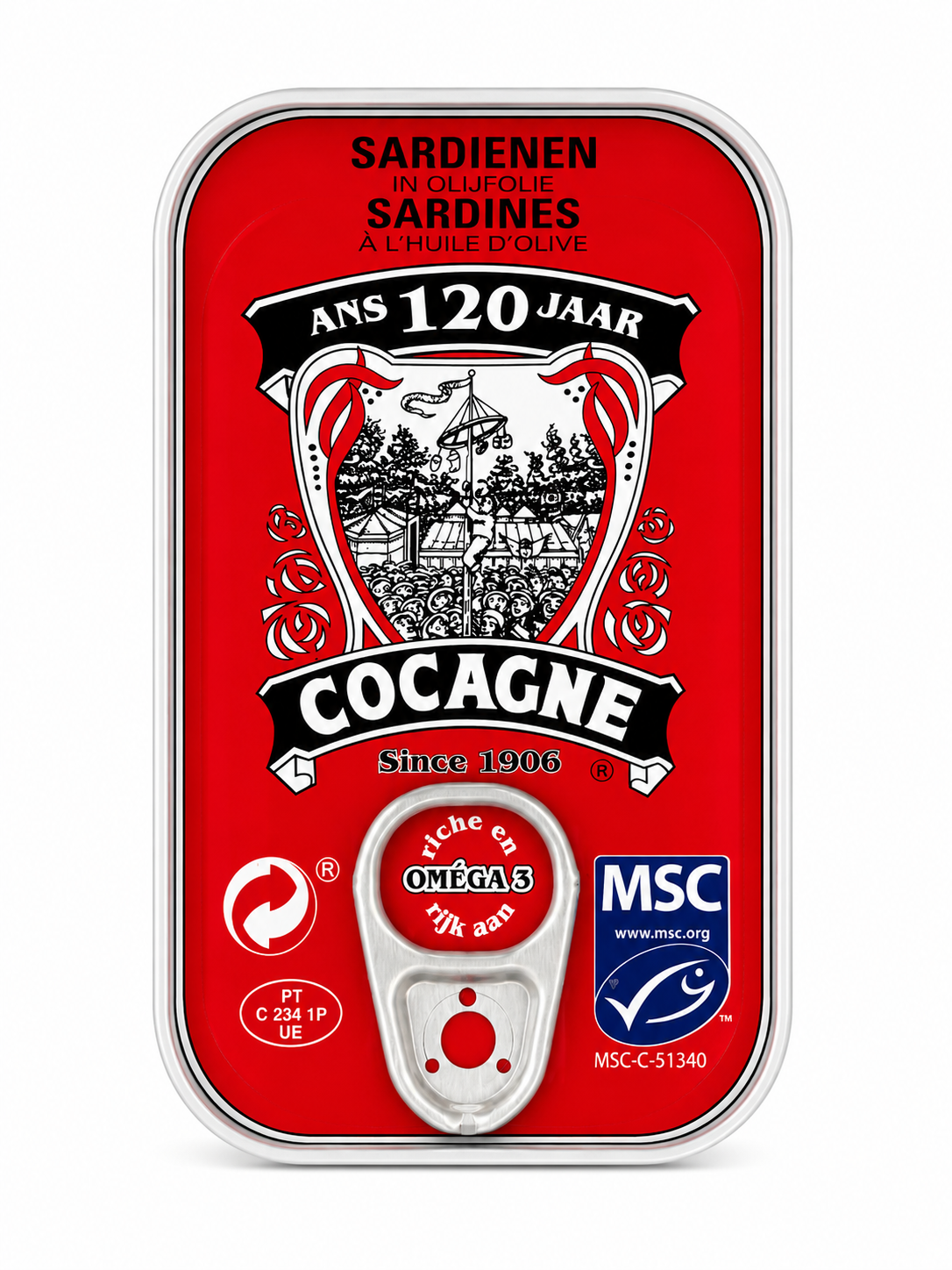 COCAGNE sardinės alyvuogių aliejuje 