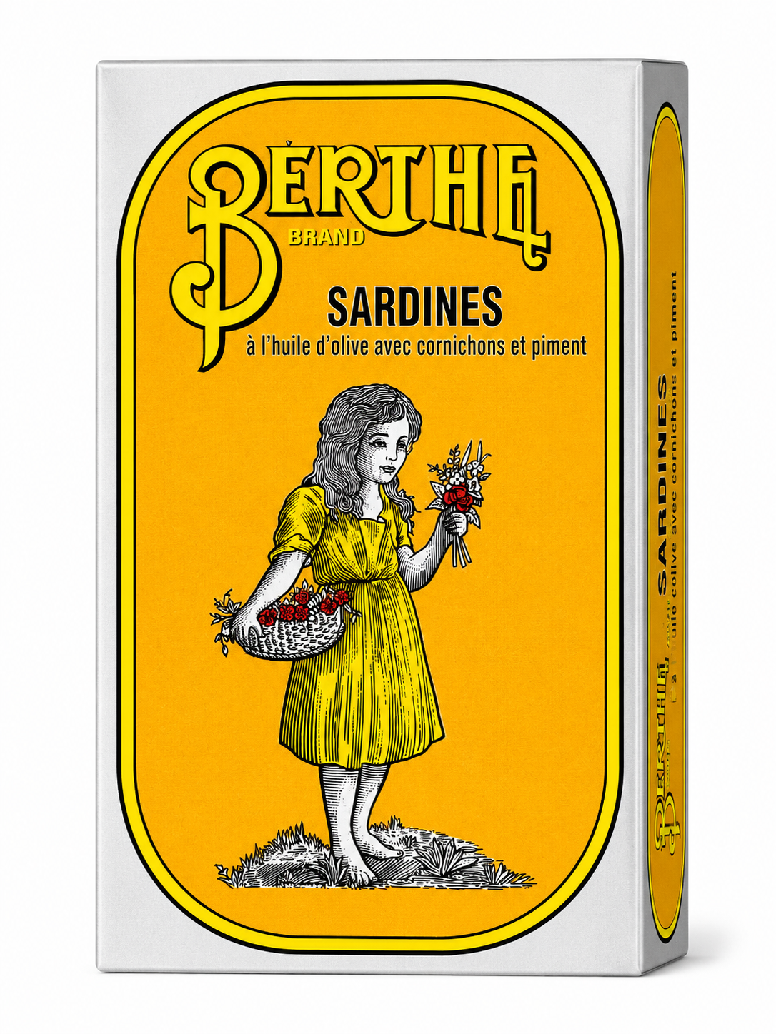 Sardinės BERTHE su agurkėliais ir aitriąja paprika alyvuogių aliejuje