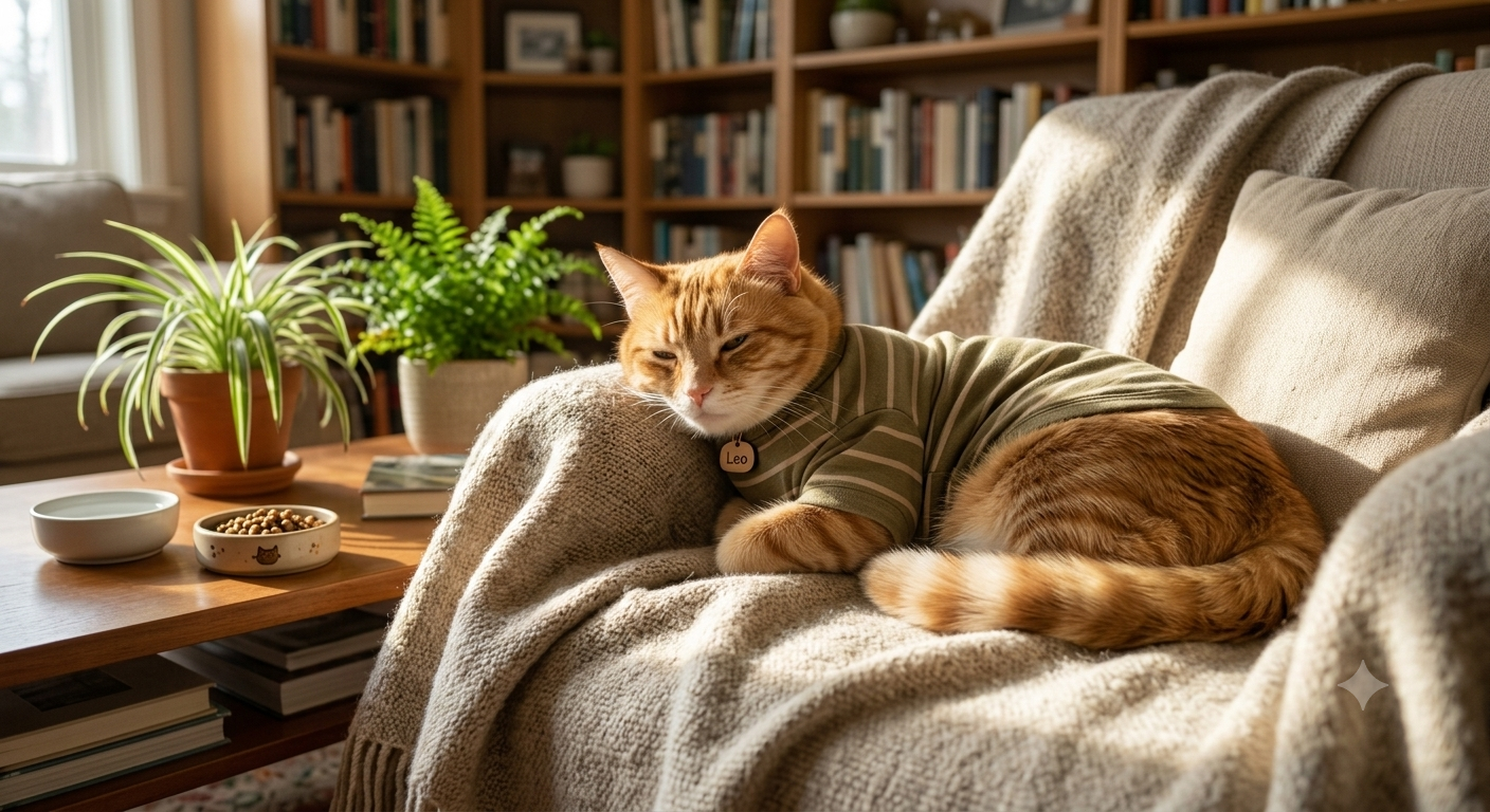 Suéter para Gato Rayado