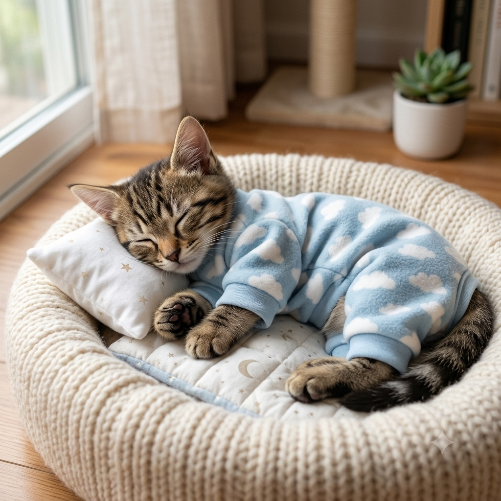 Pijama suave para Gato