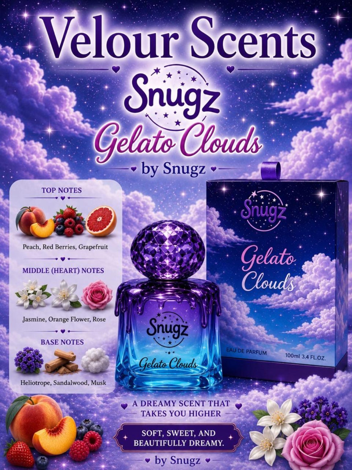 Snugz Gelato Clouds Perfume