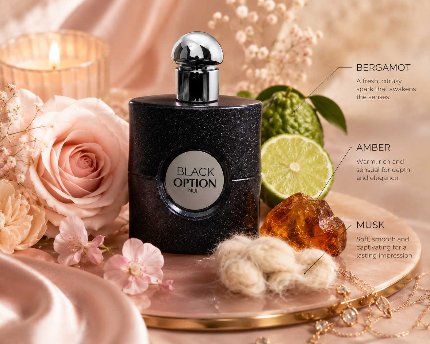 Black Option Nuit Perfume