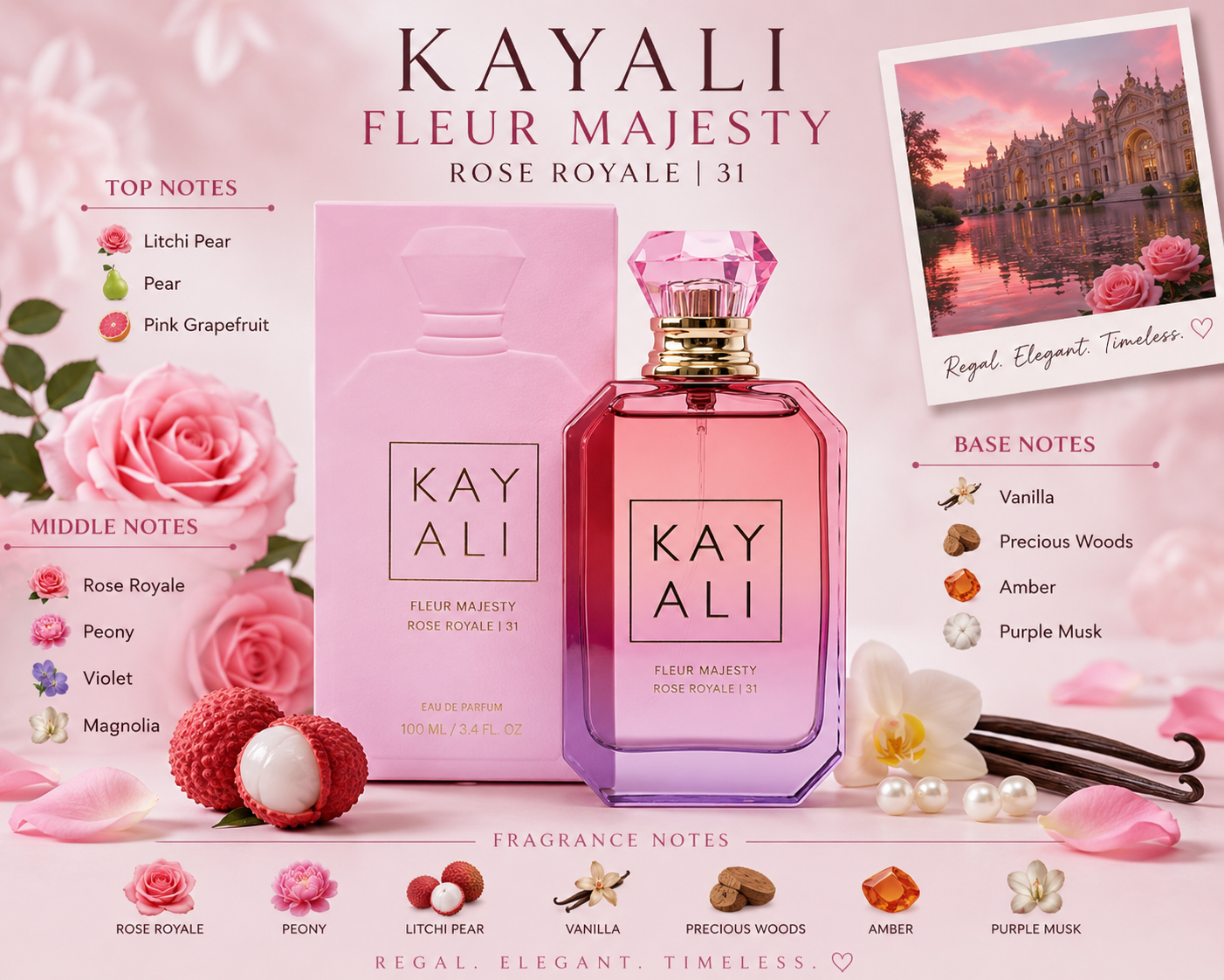 KAYALI Fleur Majesty Rose Royale 31