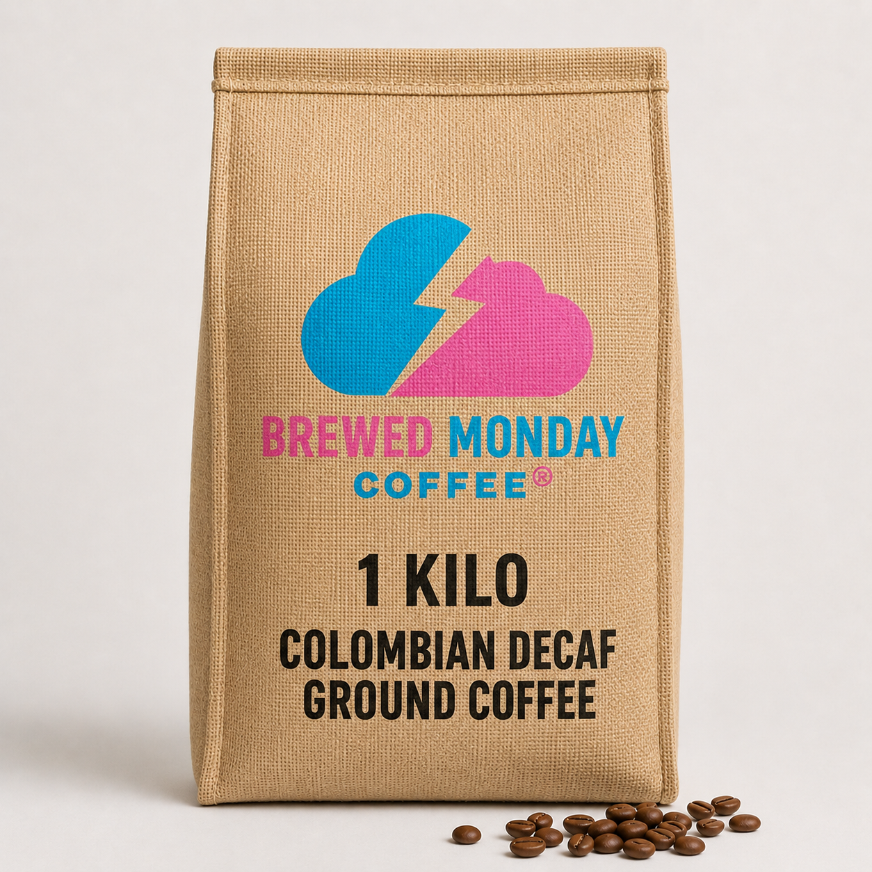 1 KILO COLOMBIAN DECAF GROUND COFFEE