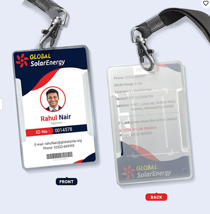 ID CARD FOR STAFF