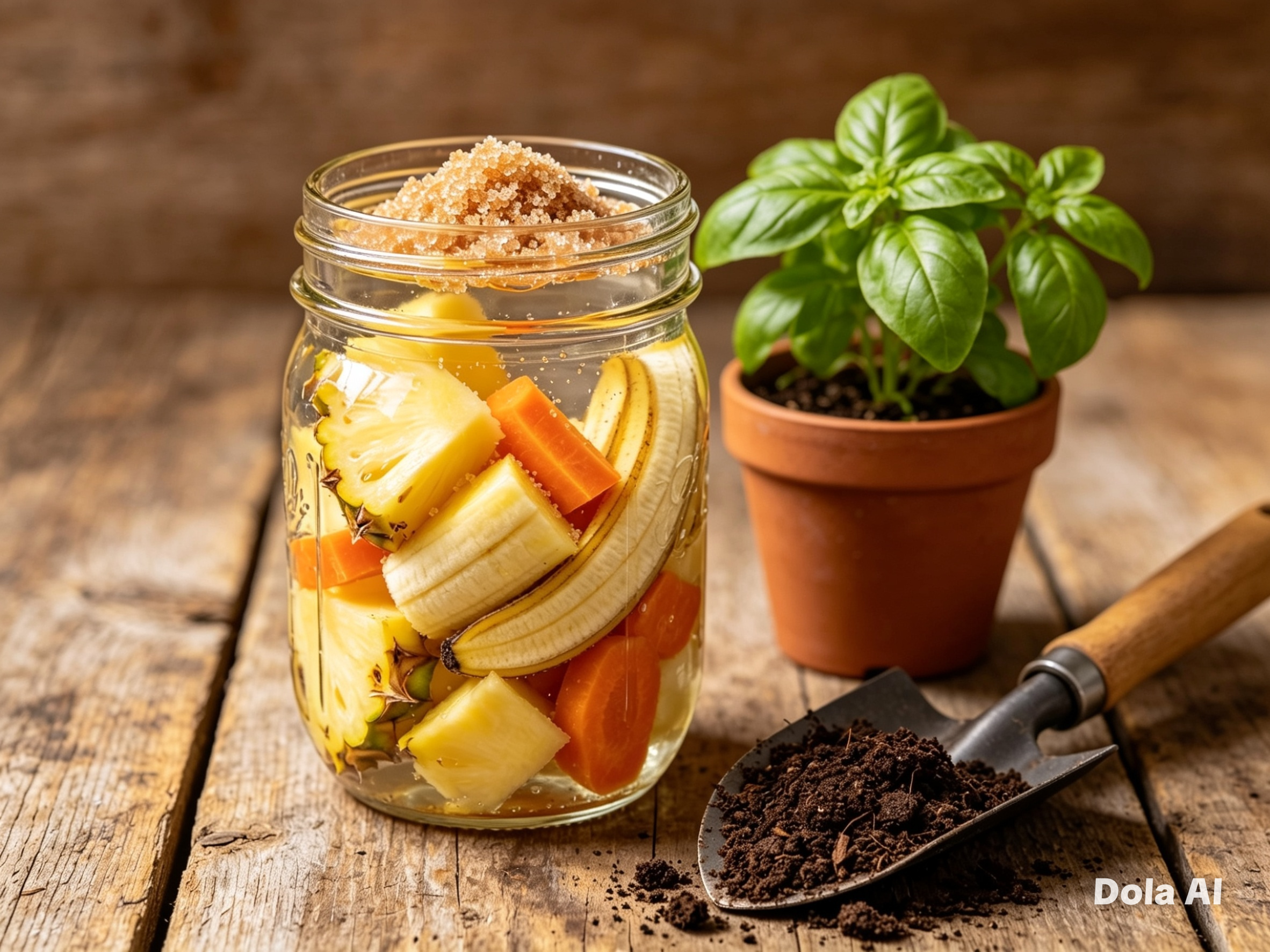 Making Food Enzymes for Composting