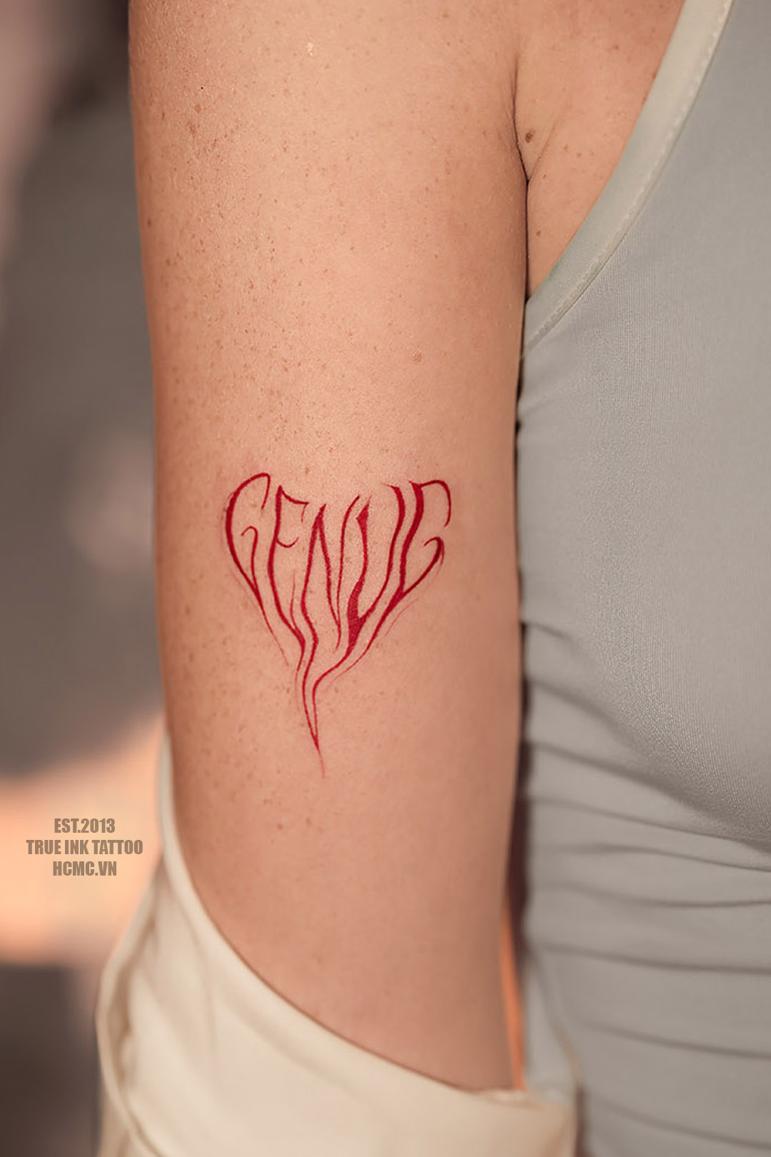 Red Flame Heart