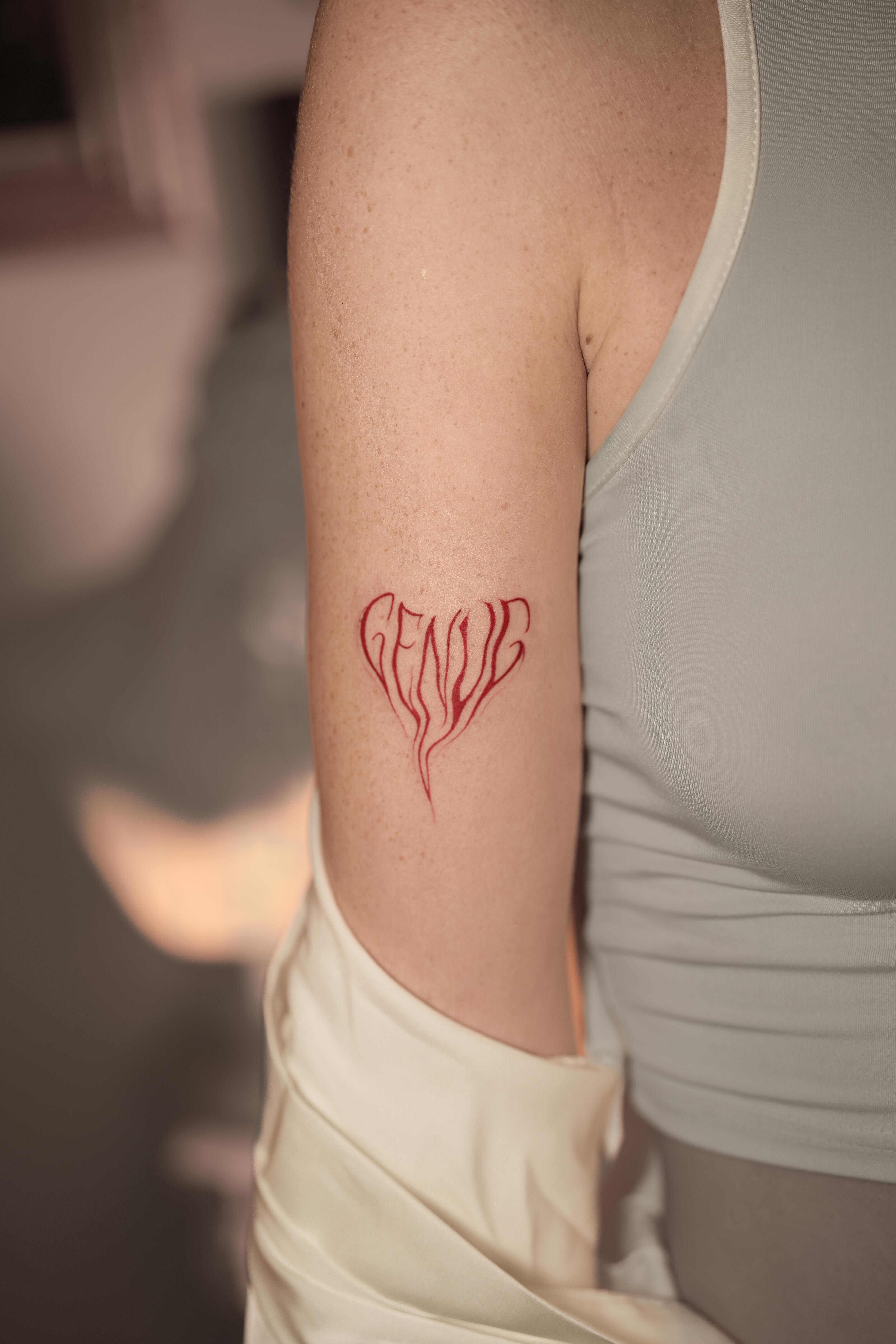 Red Flame Heart