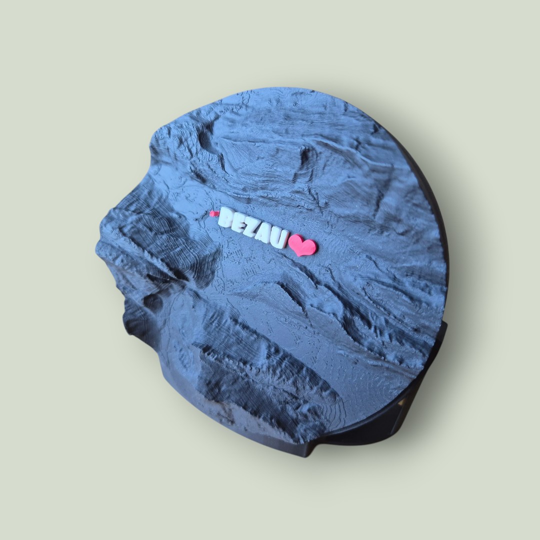 3D-Reliefkarte Bezau