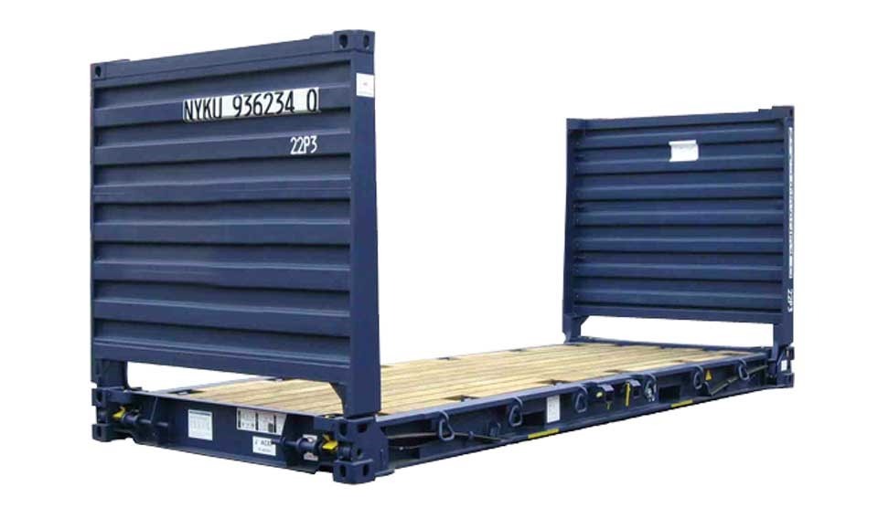 Contenedor 20ft Flat Rack
