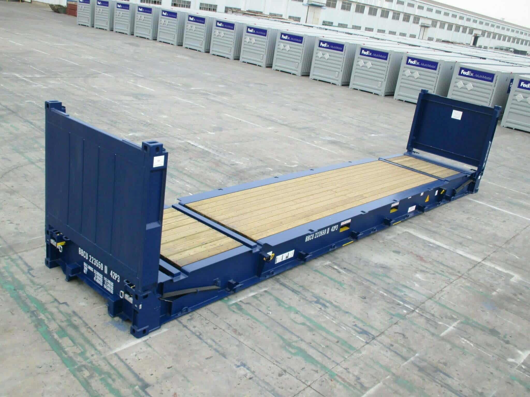 Contenedor 40ft HC Flat Rack